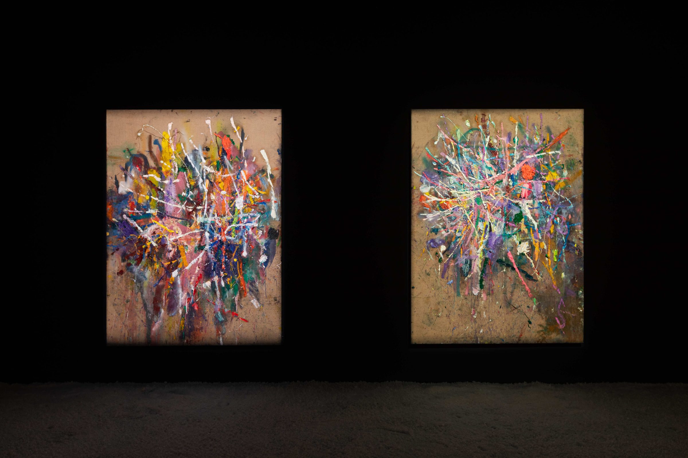 Installation view of La Noche de Día, 2025