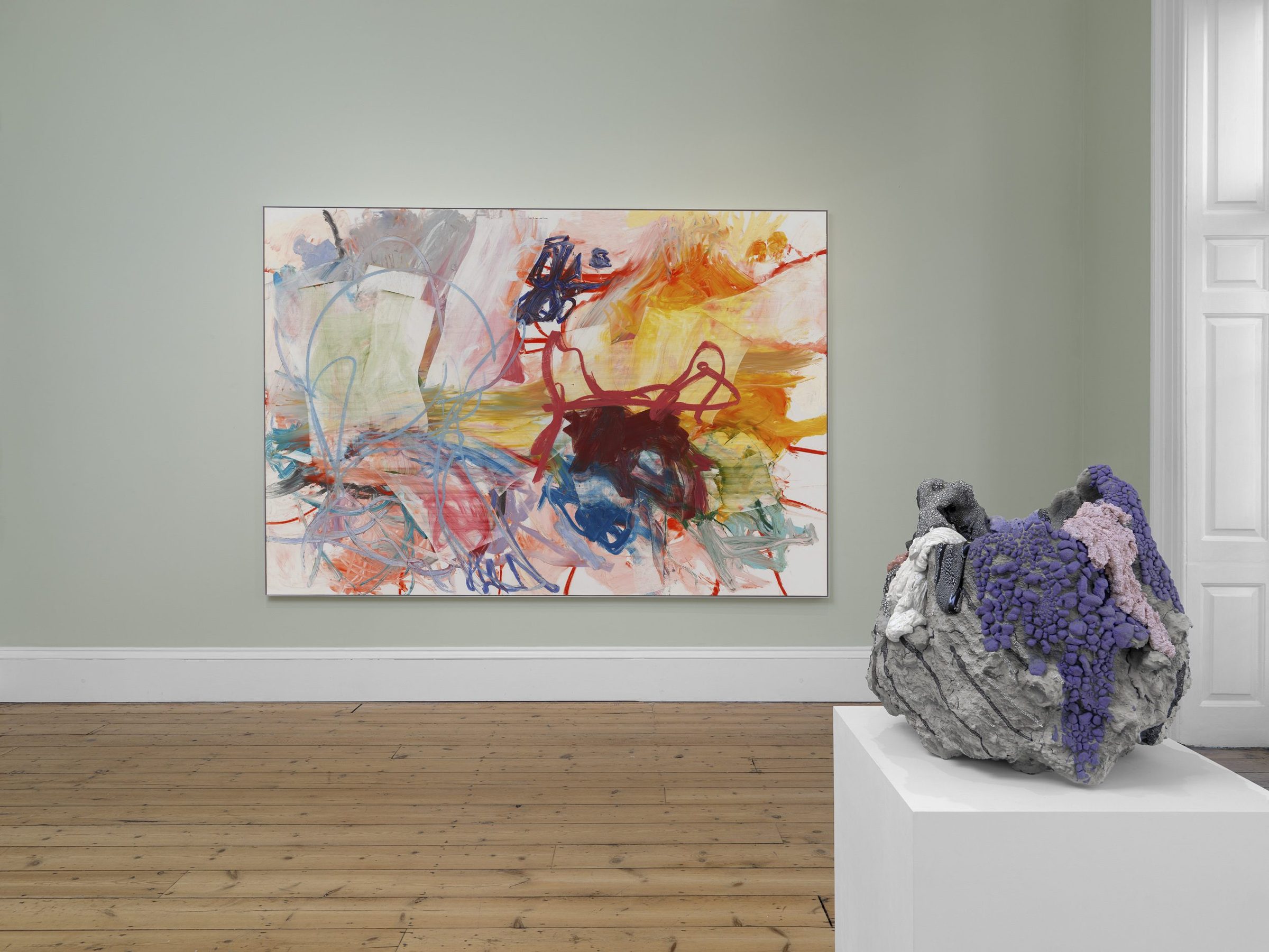 Installation view of Los Angeles, Give Me a Miracle: Benefit Show for Ruby Neri, 2025