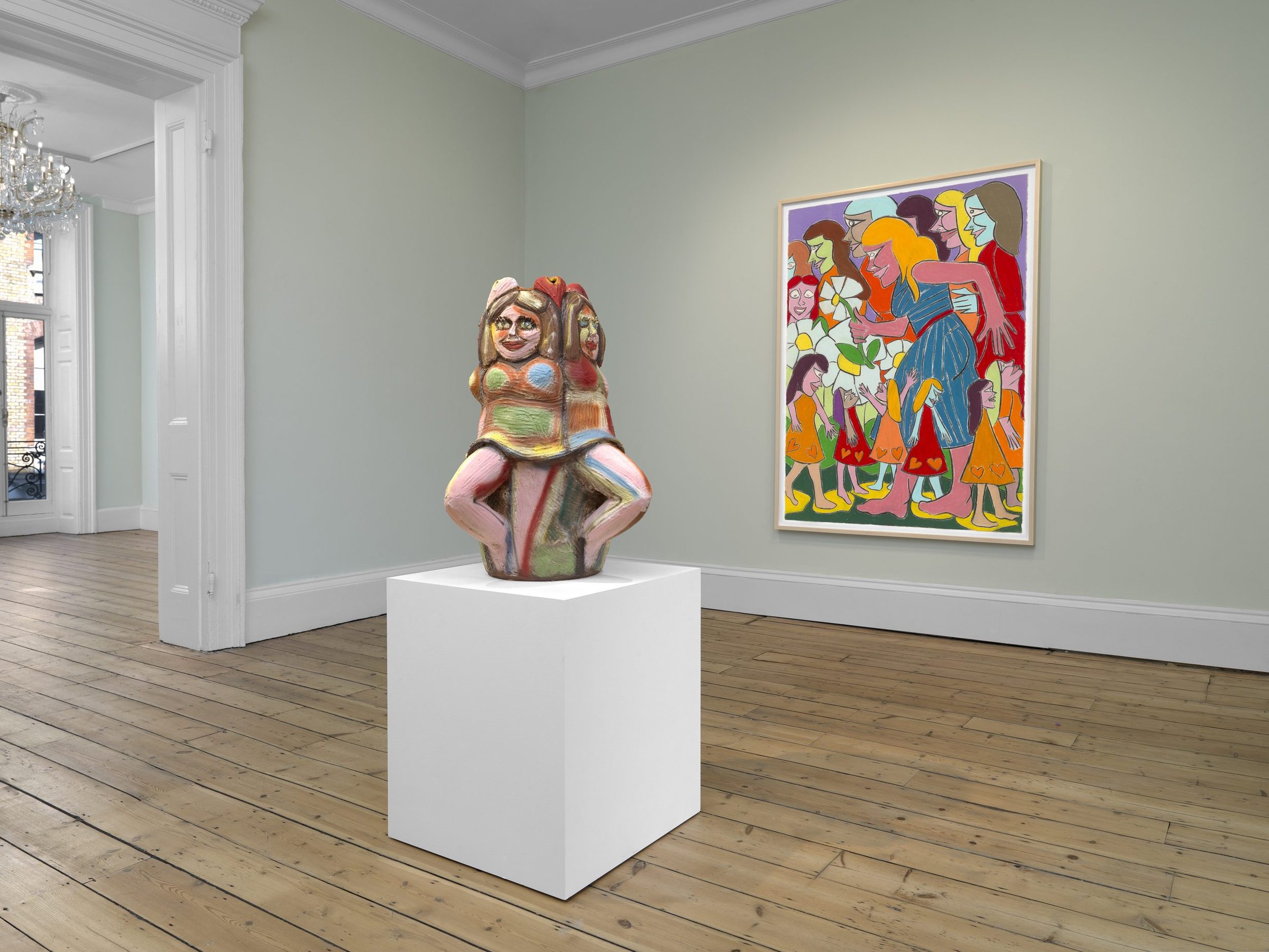 Installation view of Los Angeles, Give Me a Miracle: Benefit Show for Ruby Neri, 2025