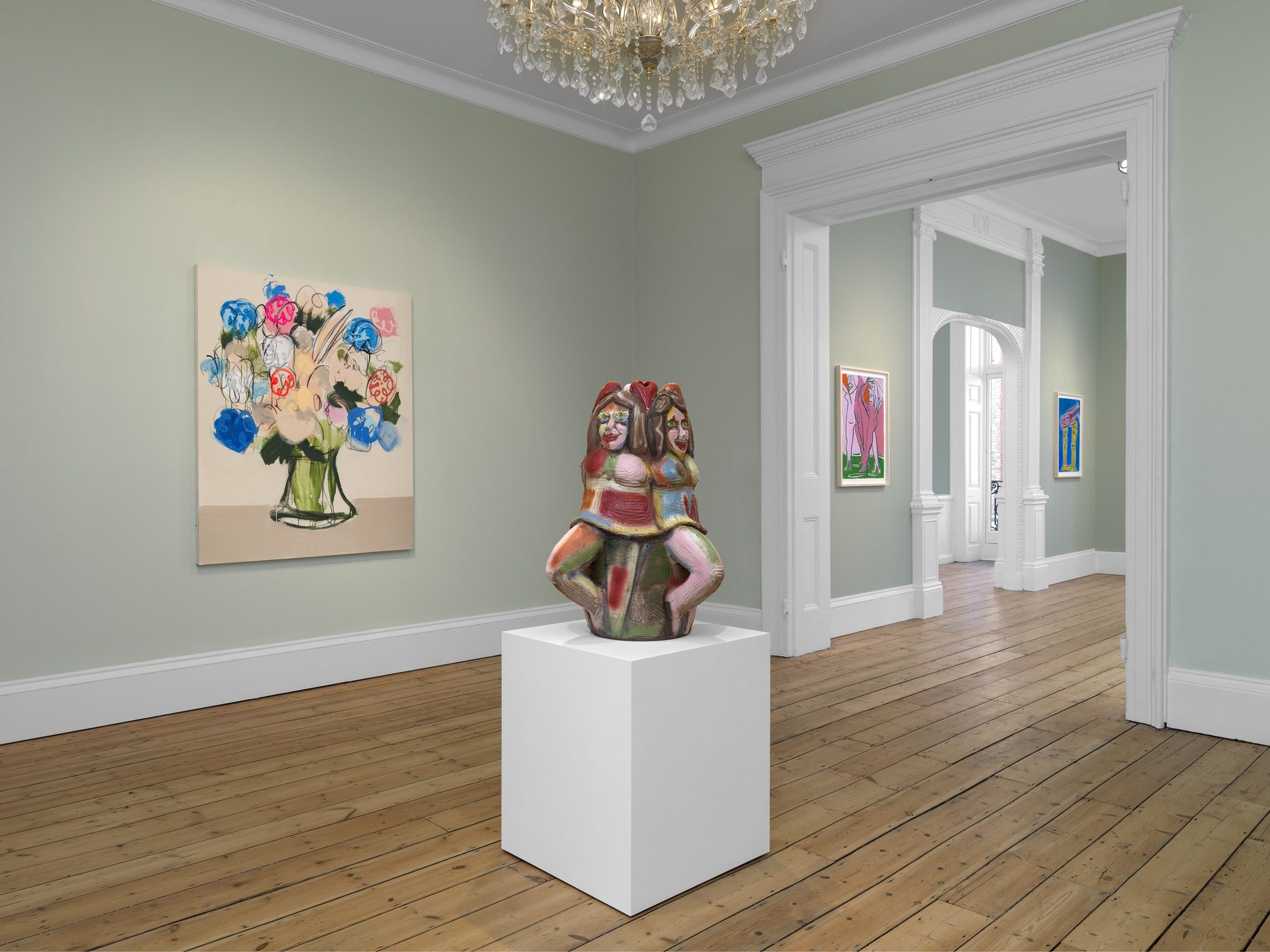 Installation view of Los Angeles, Give Me a Miracle: Benefit Show for Ruby Neri, 2025