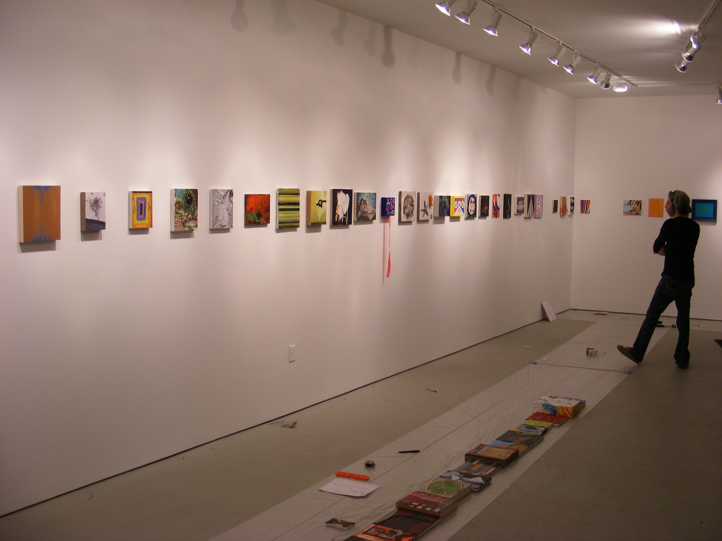 Installation view of Lovable Like Orphan Kitties and Bastard Children, The Green Gallery, Milwaukee, 2009