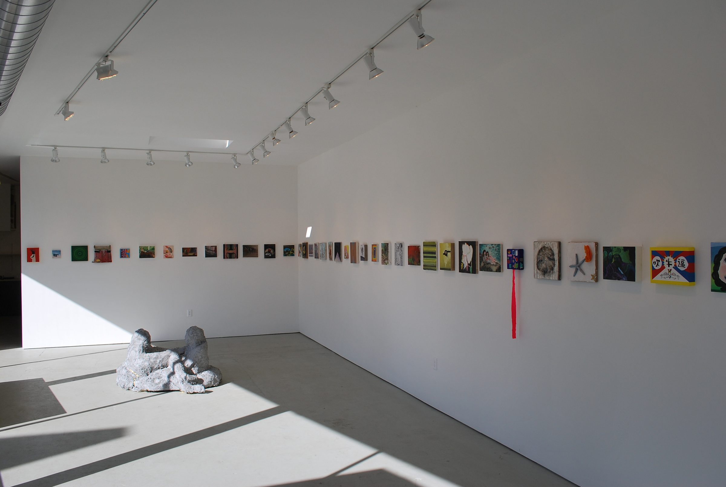 Installation view of Lovable Like Orphan Kitties and Bastard Children, 2009