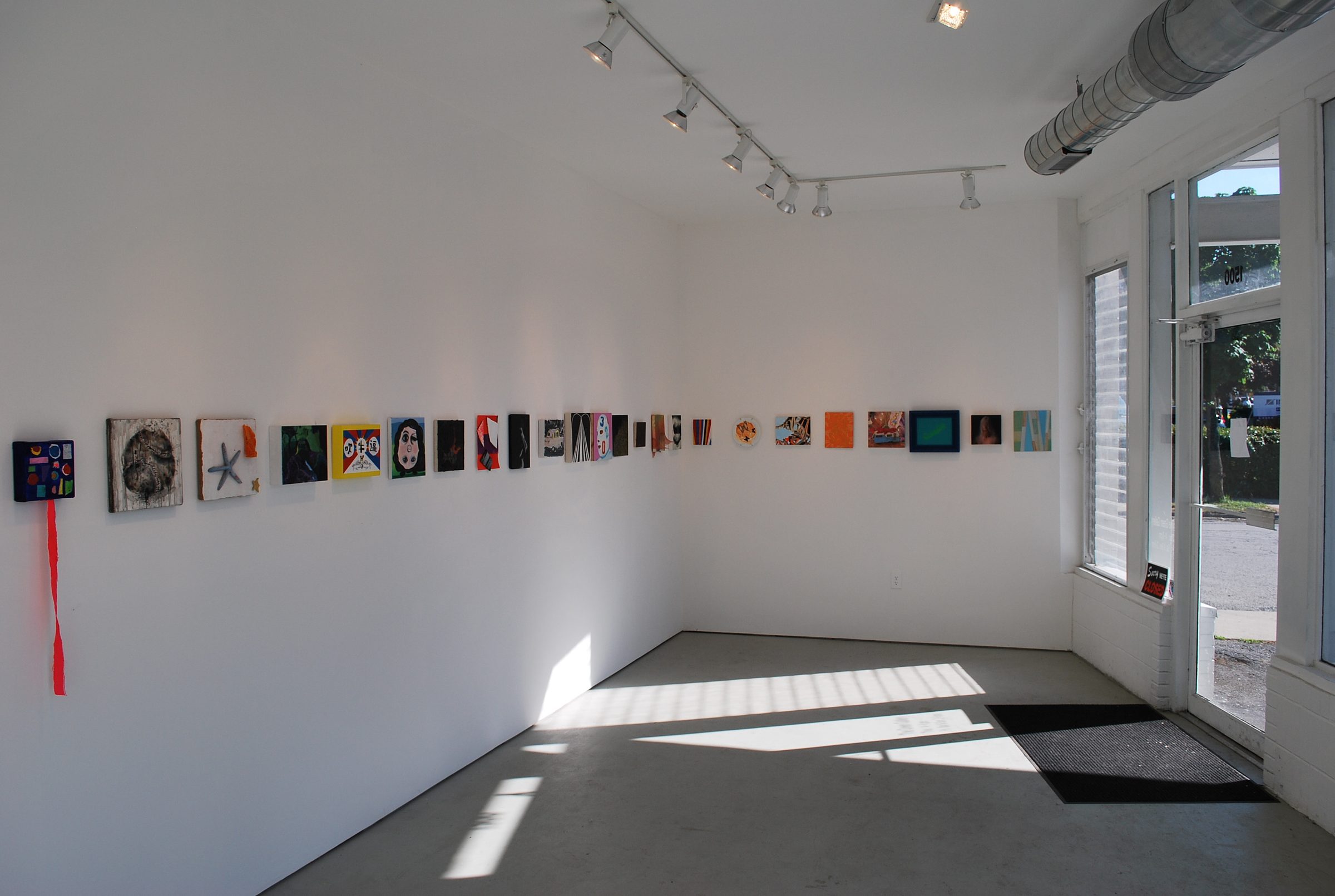 Installation view of Lovable Like Orphan Kitties and Bastard Children, 2009