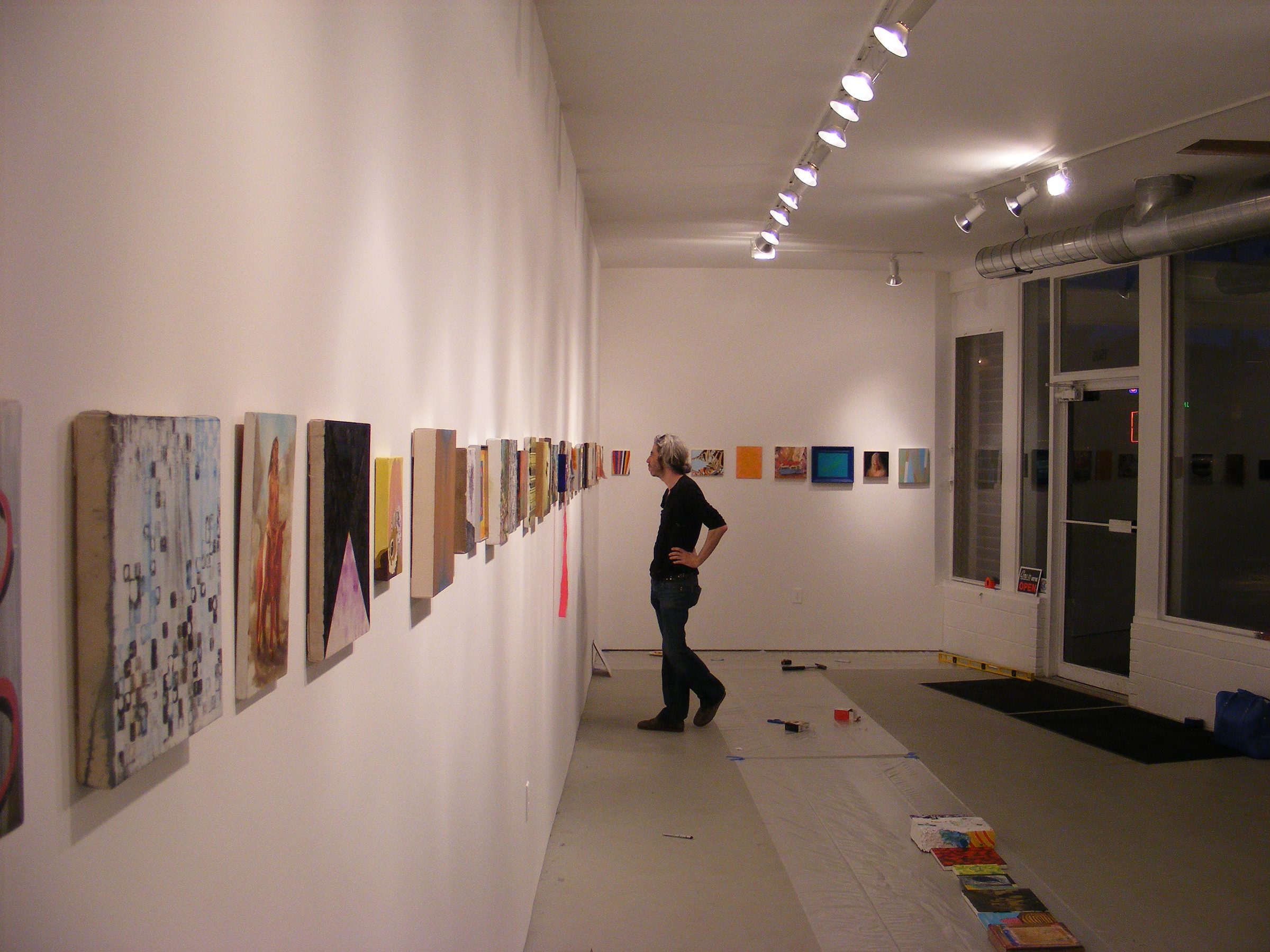 Installation view of Lovable Like Orphan Kitties and Bastard Children, 2009
