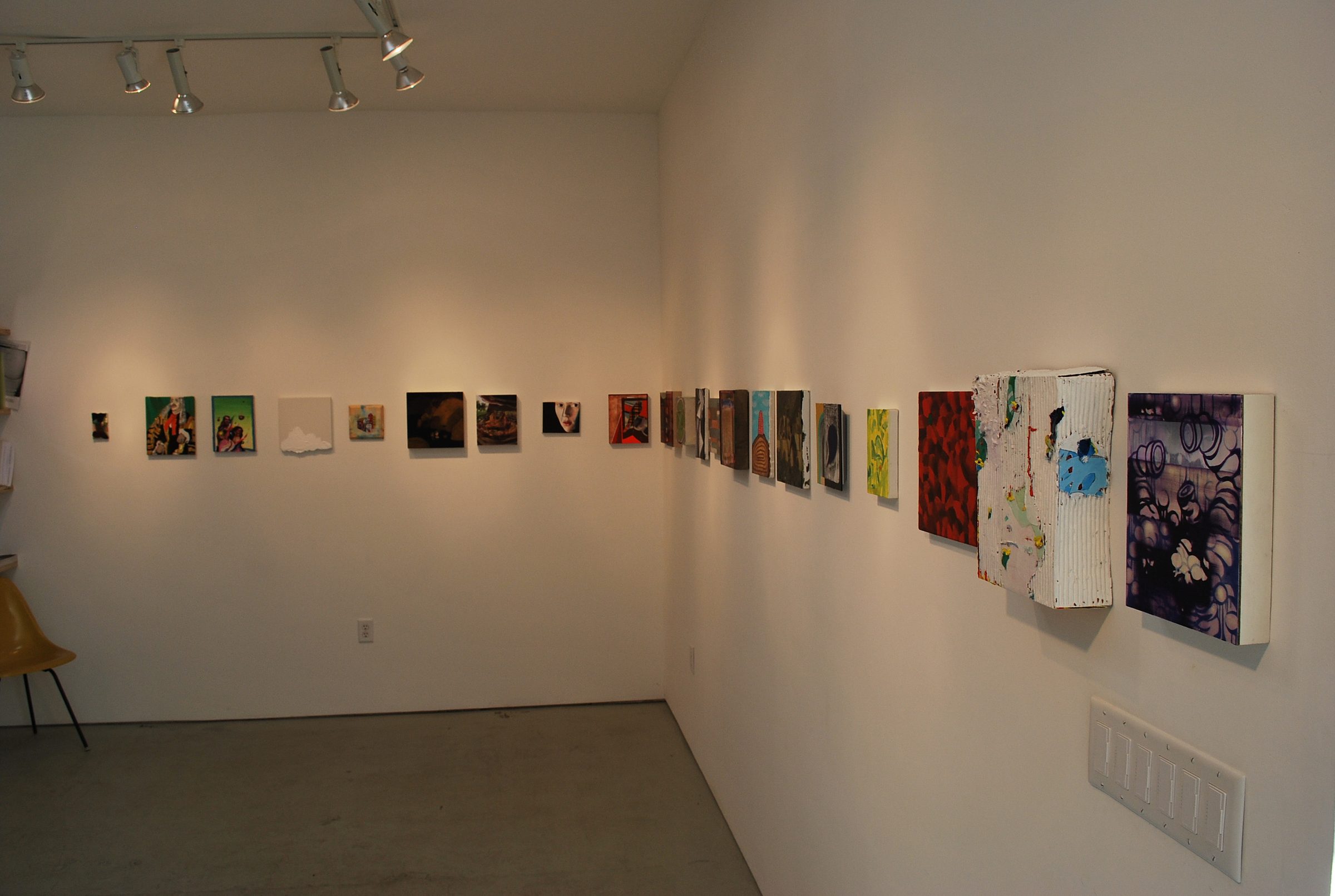 Installation view of Lovable Like Orphan Kitties and Bastard Children, 2009