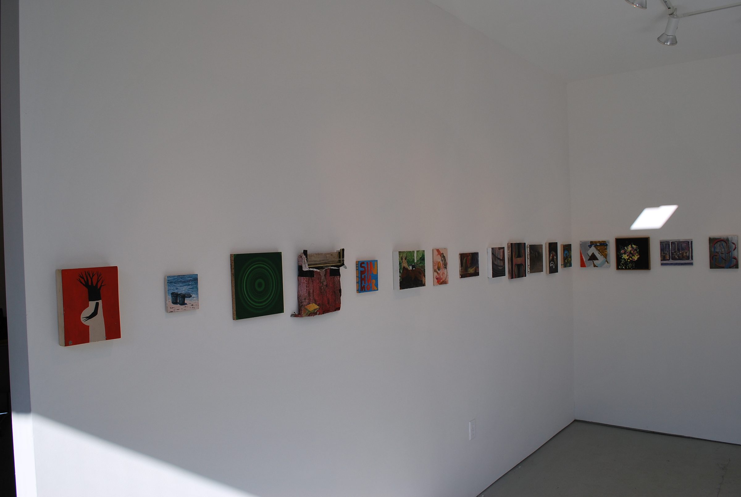Installation view of Lovable Like Orphan Kitties and Bastard Children, 2009