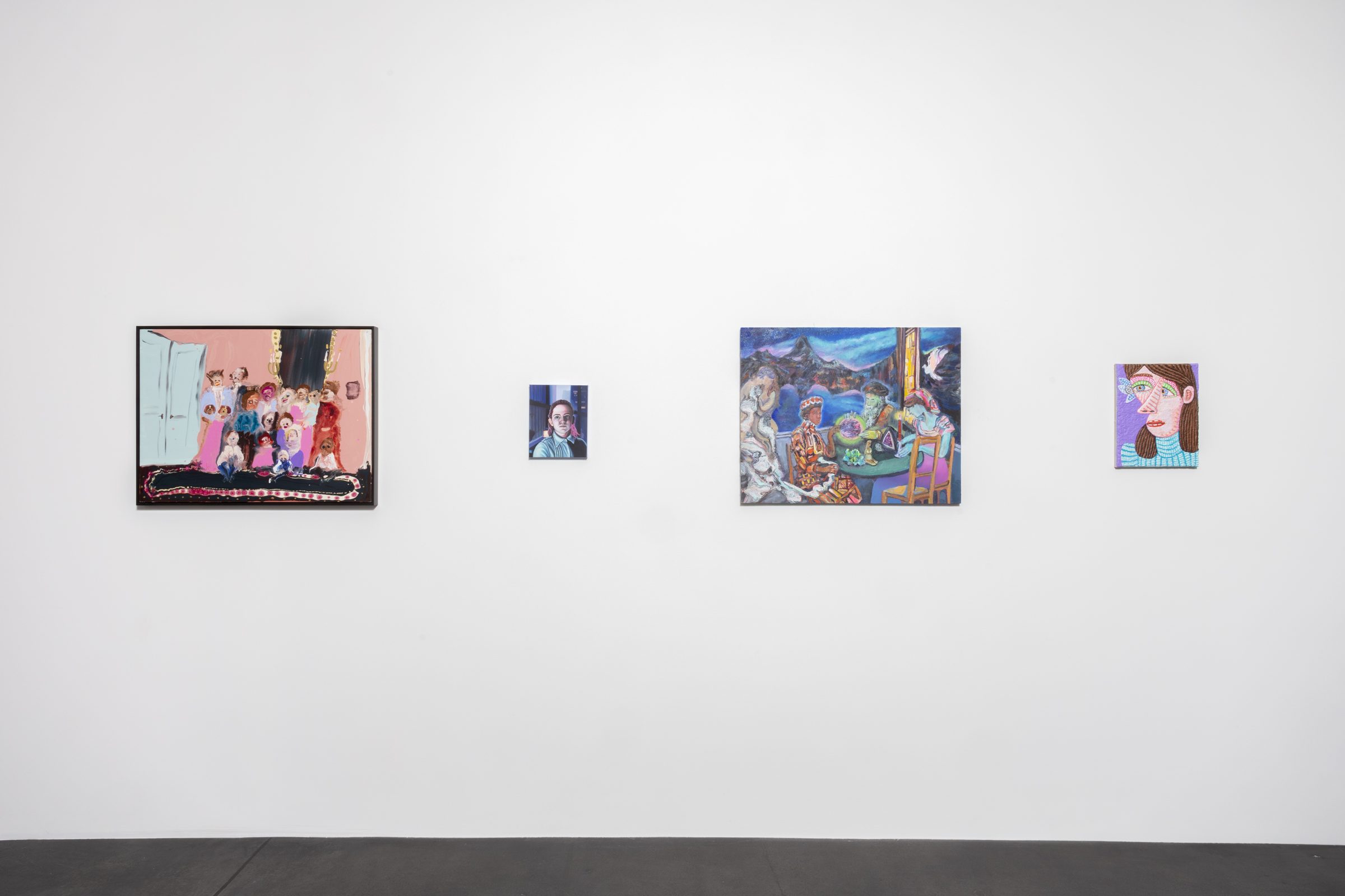 Installation view of Melrose, 2021