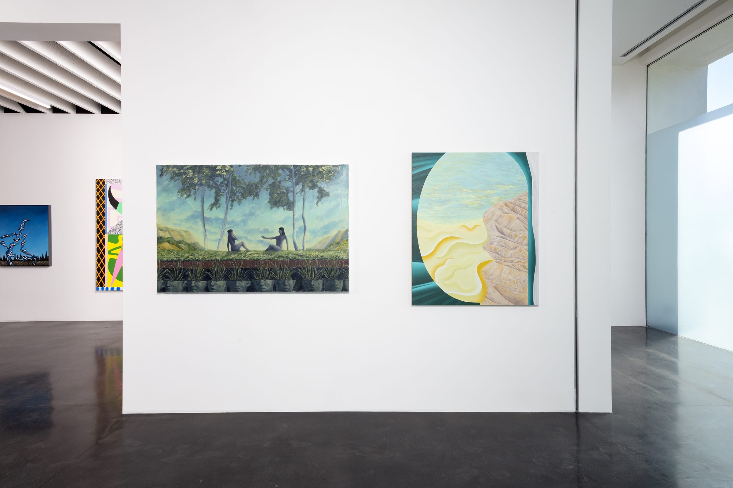 Installation view of Melrose, 2021