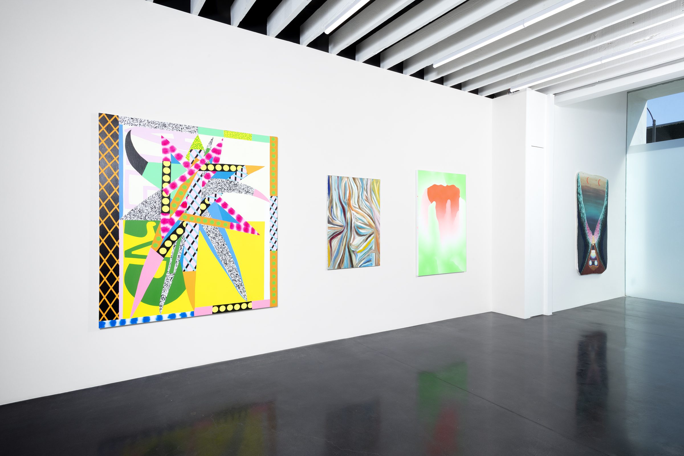 Installation view of Melrose, 2021