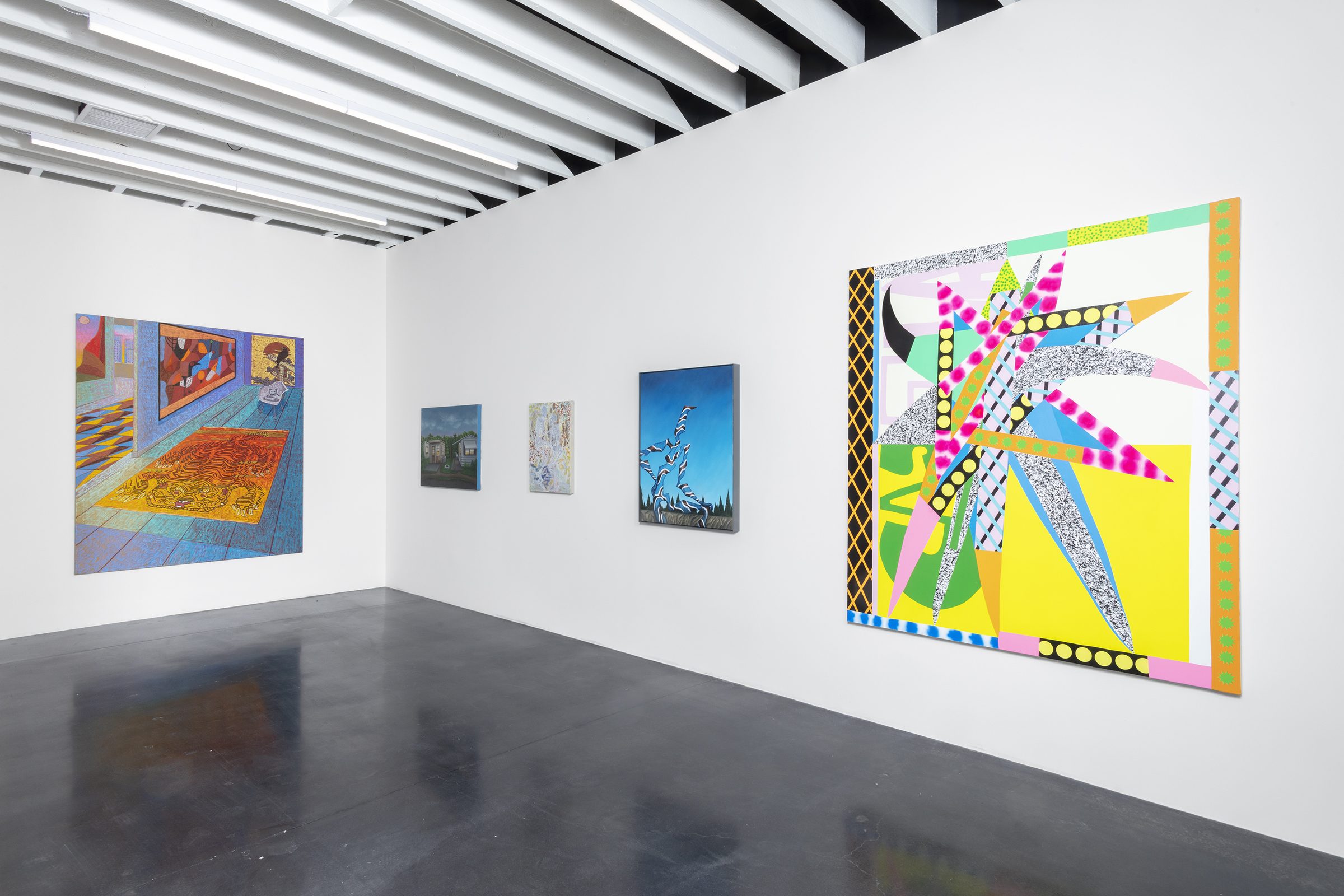 Installation view of Melrose, 2021