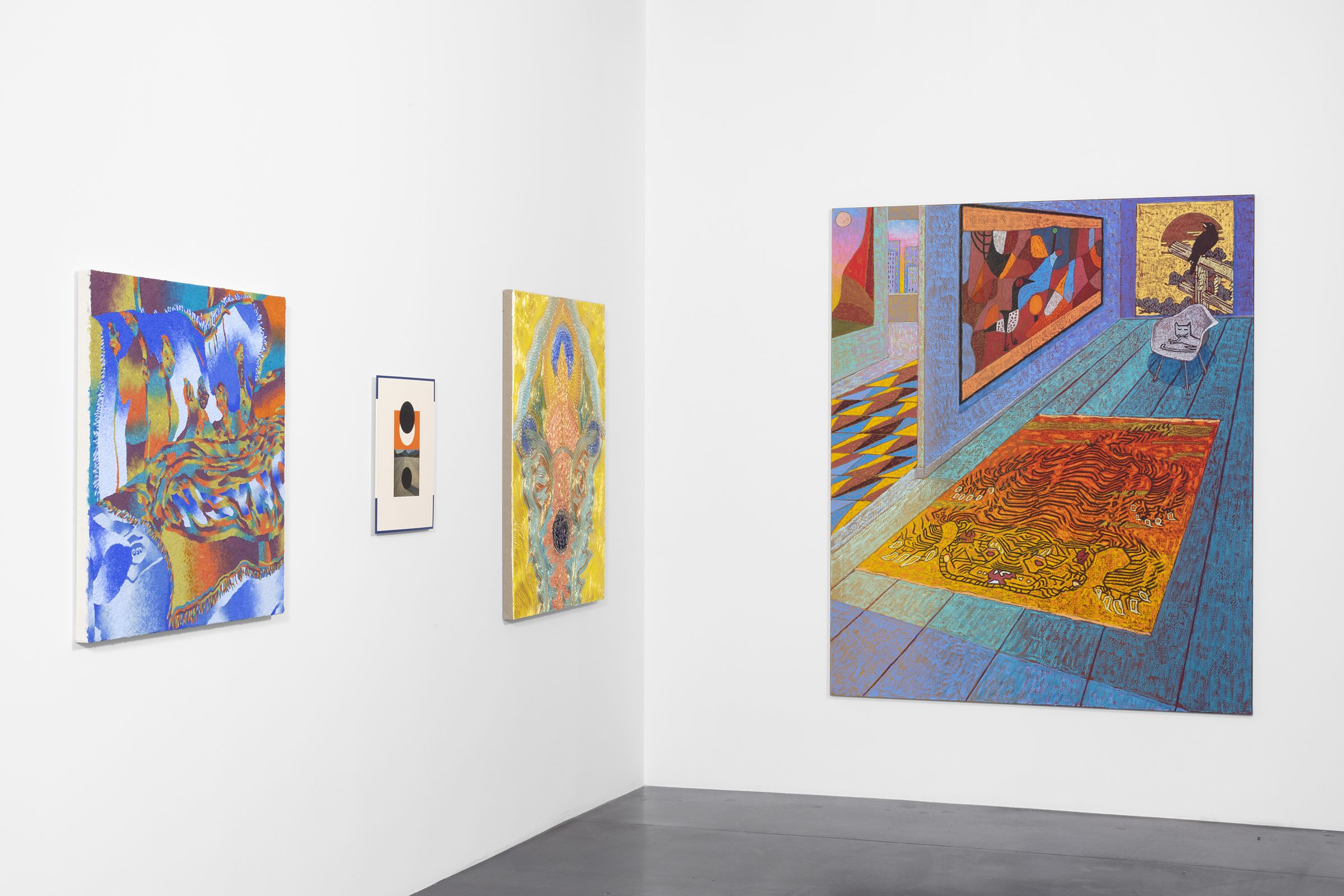 Installation view of Melrose, 2021