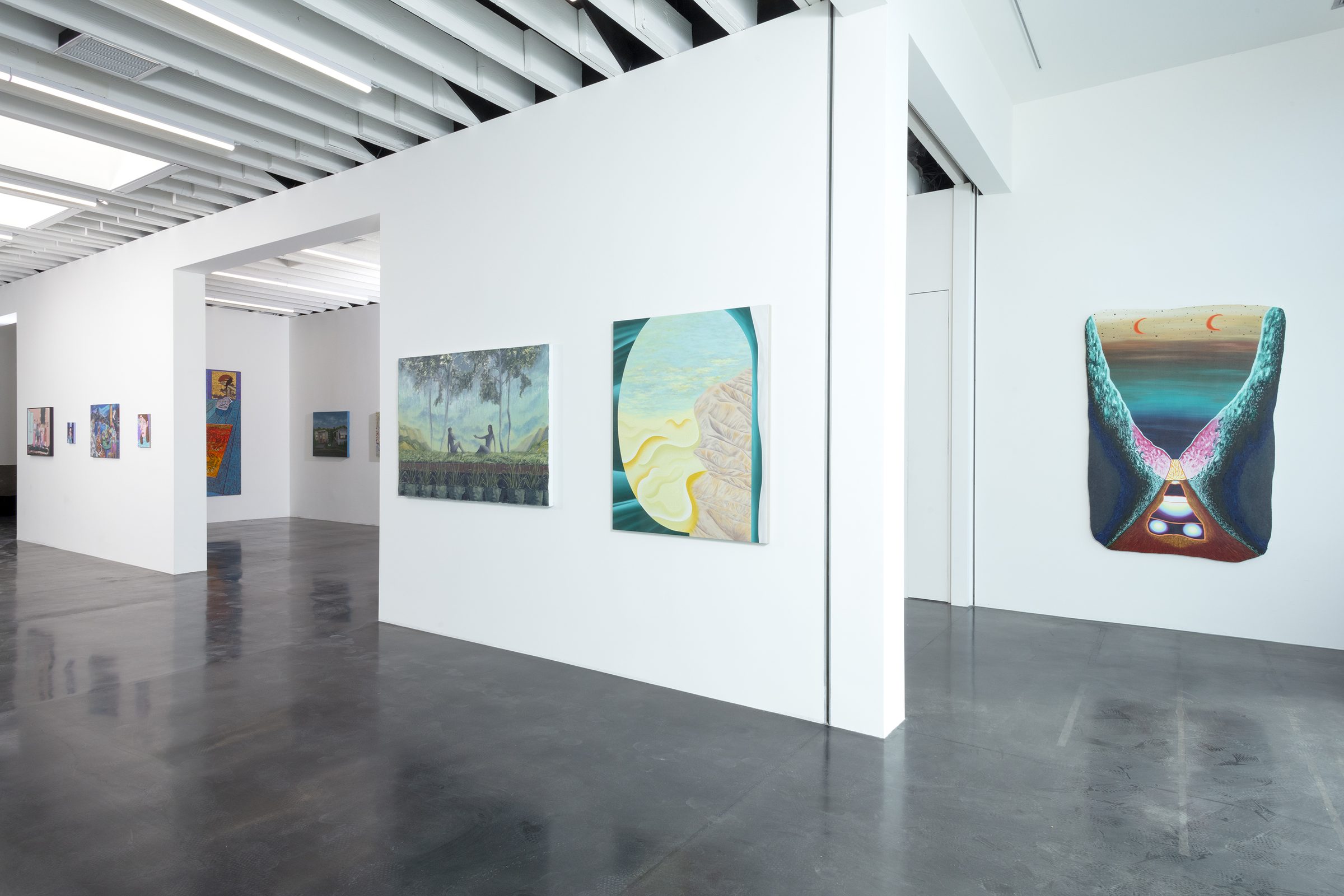 Installation view of Melrose, 2021