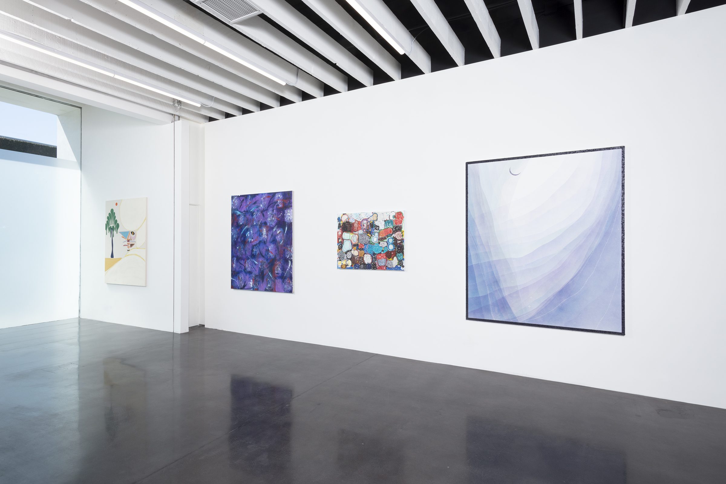 Installation view of Melrose, 2021