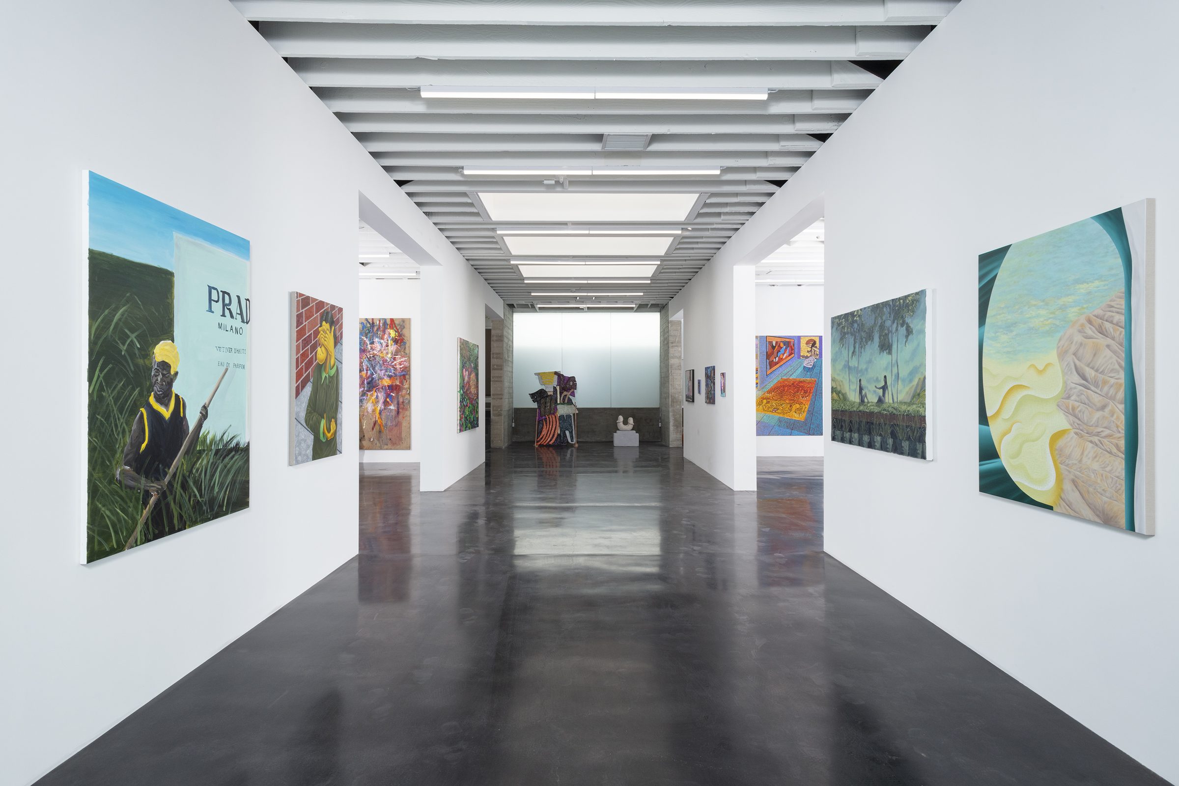 Installation view of Melrose, 2021