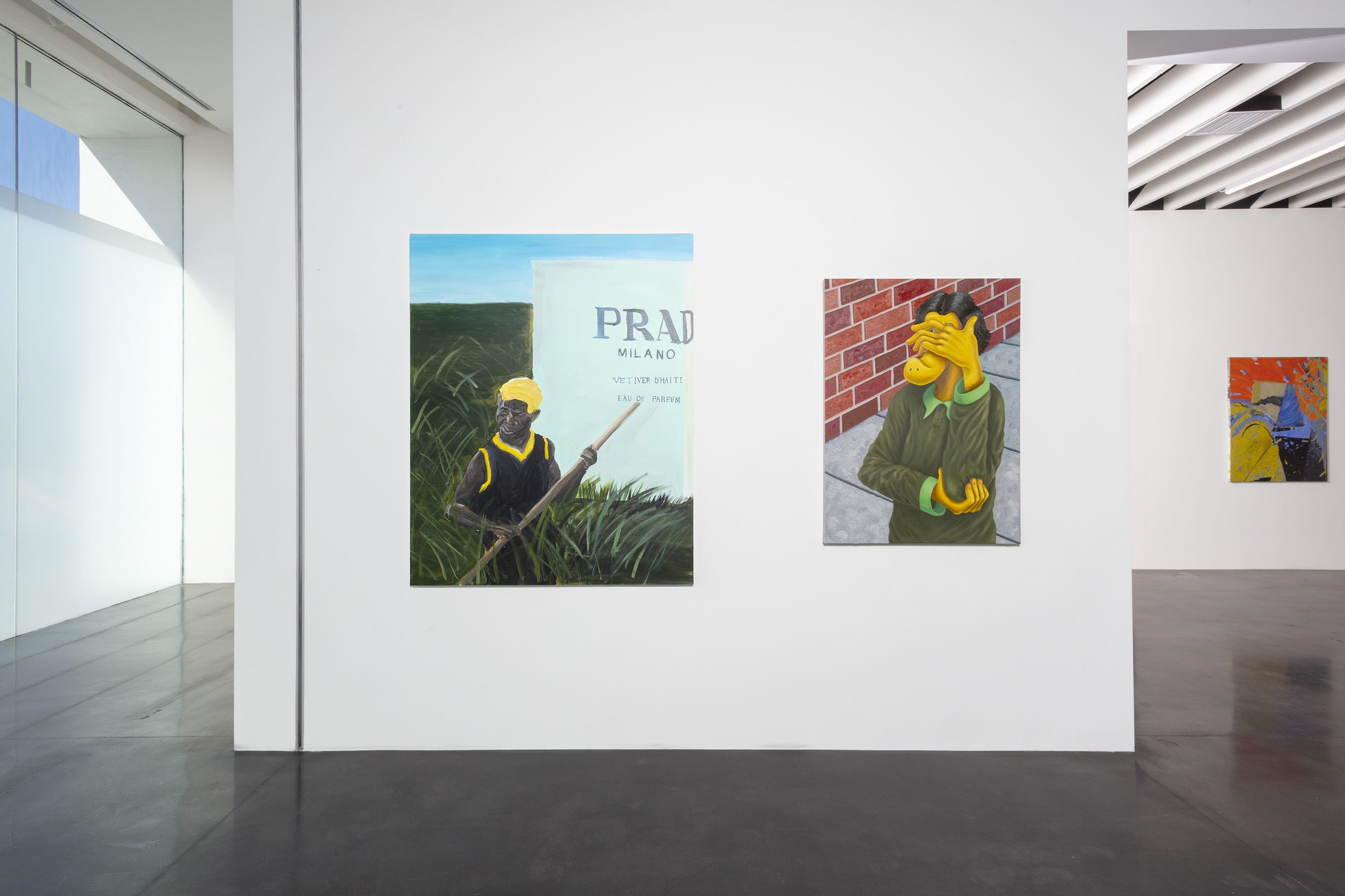 Installation view of Melrose, 2021
