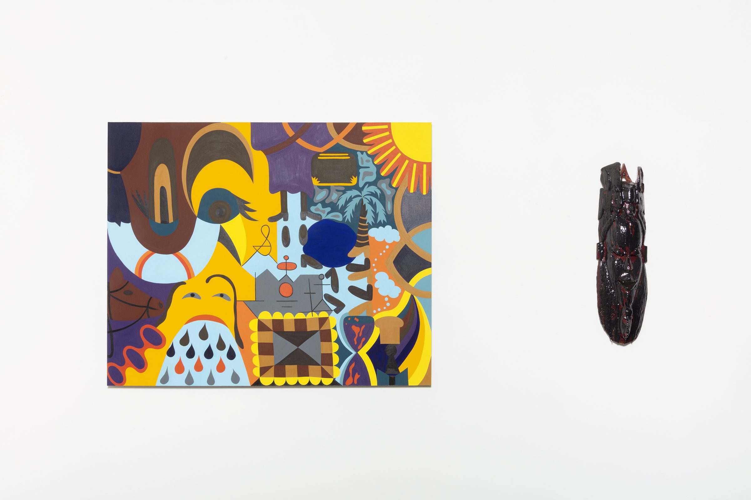 Installation view of Melrose, 2021