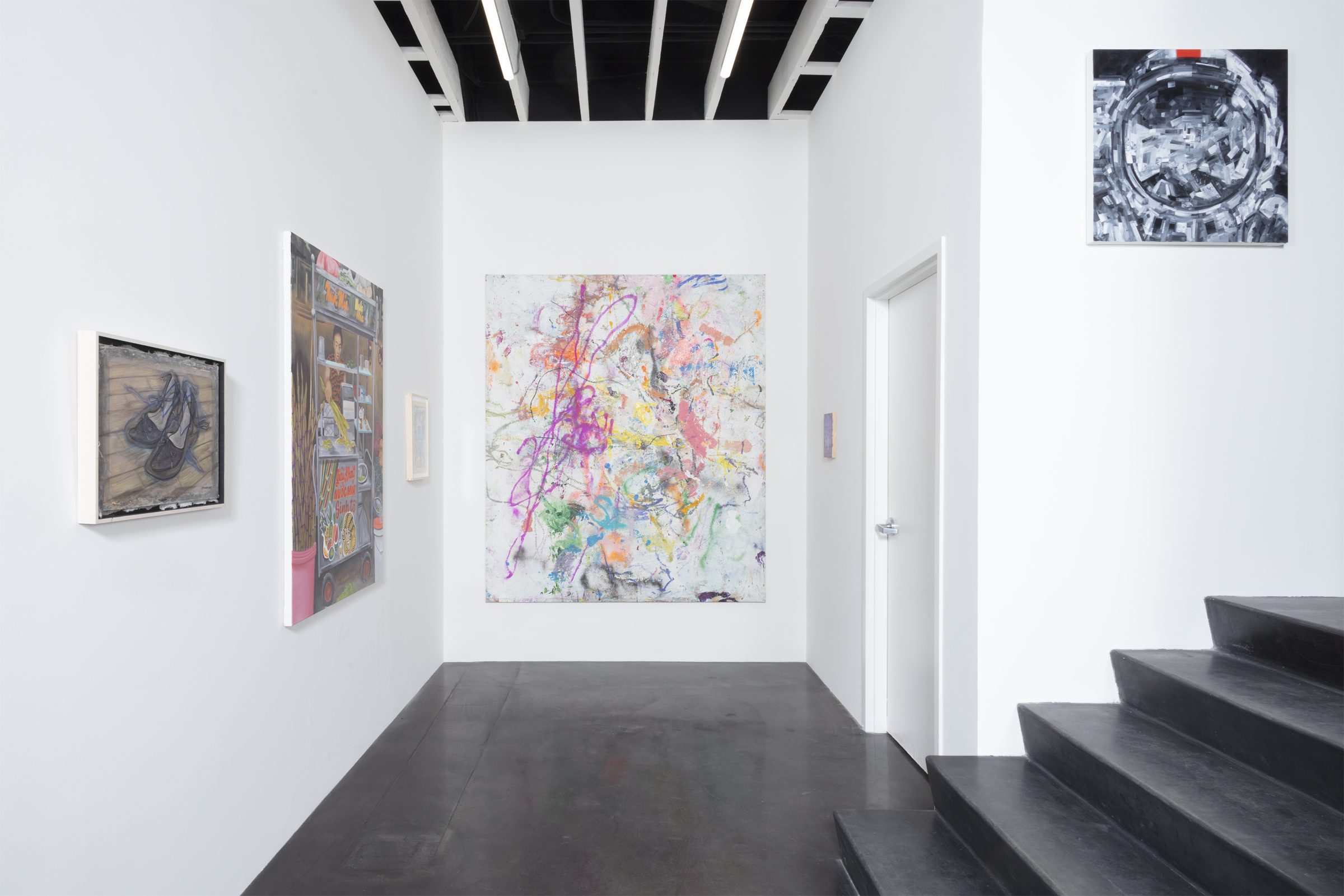 Installation view of Melrose, 2021