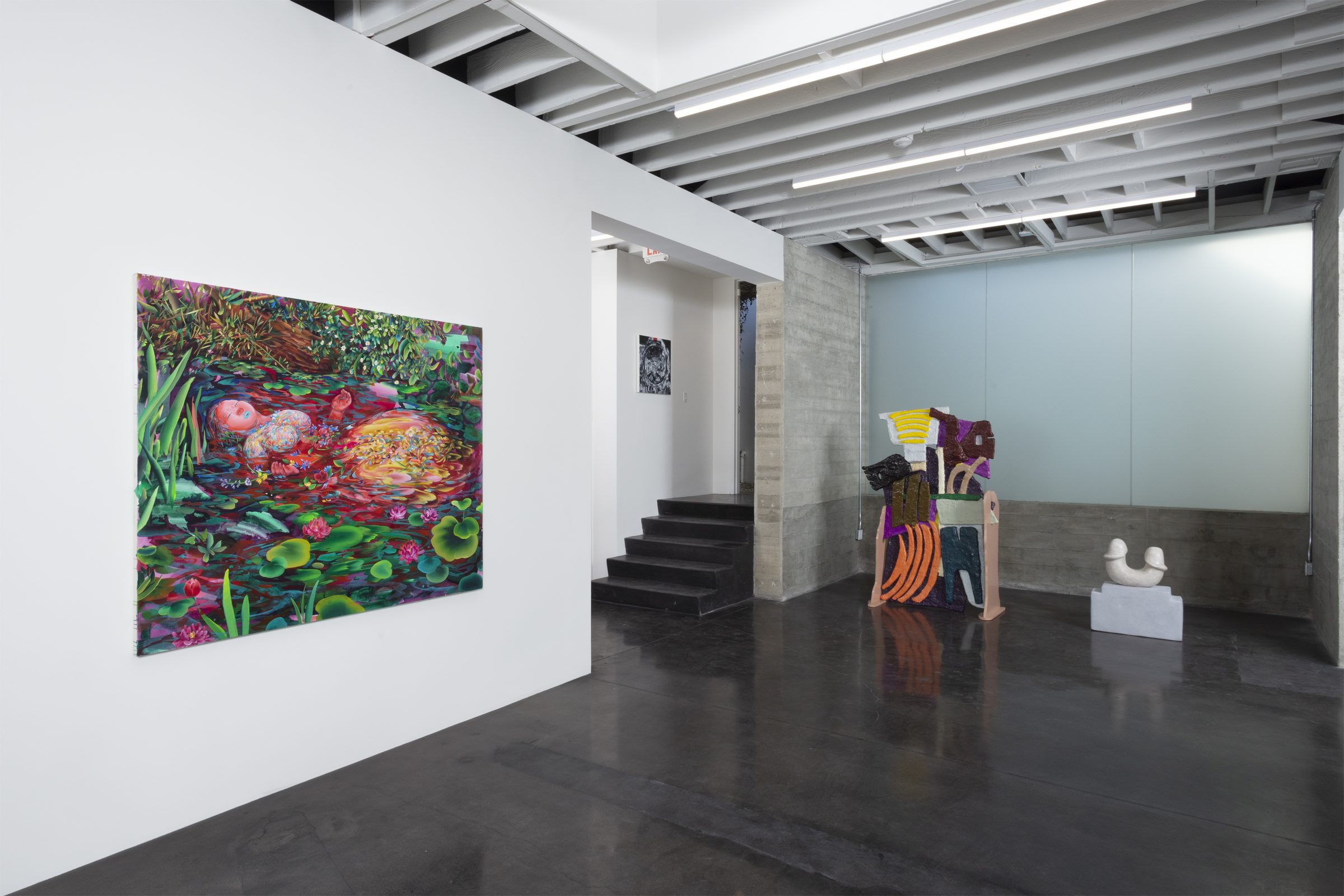 Installation view of Melrose, 2021