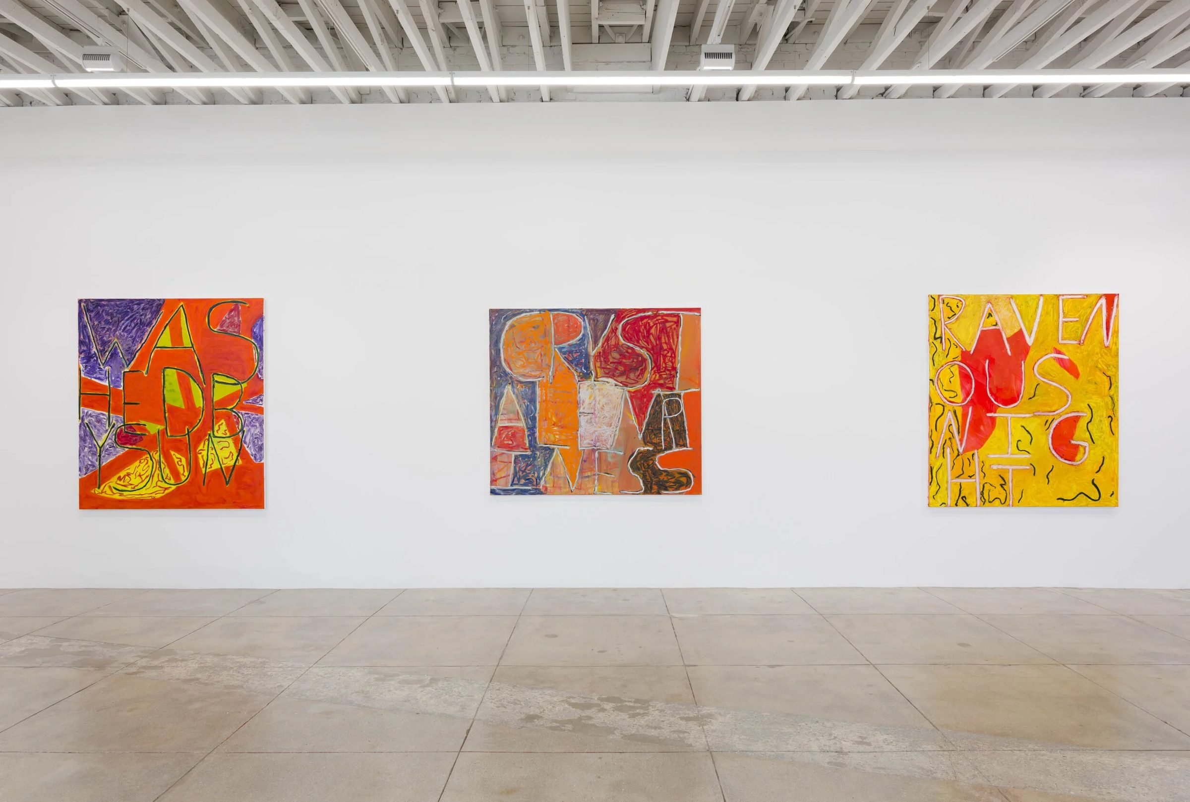 Installation view of Mind, Body, Soul, 2019