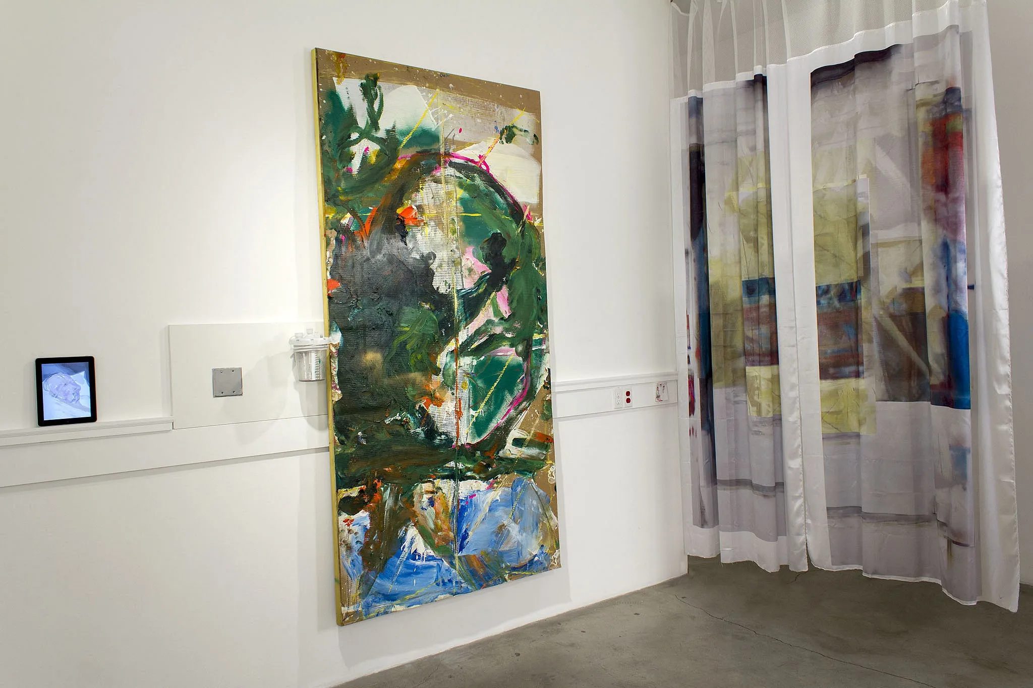 Installation view of Paint Object, 2014