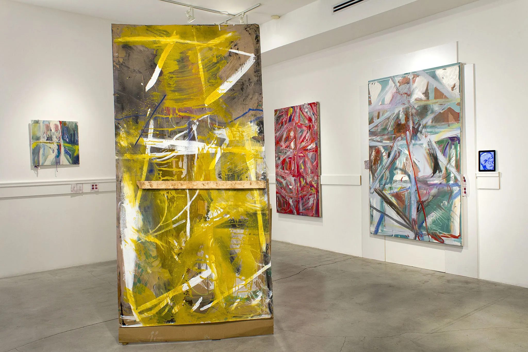 Installation view of Paint Object, 2014