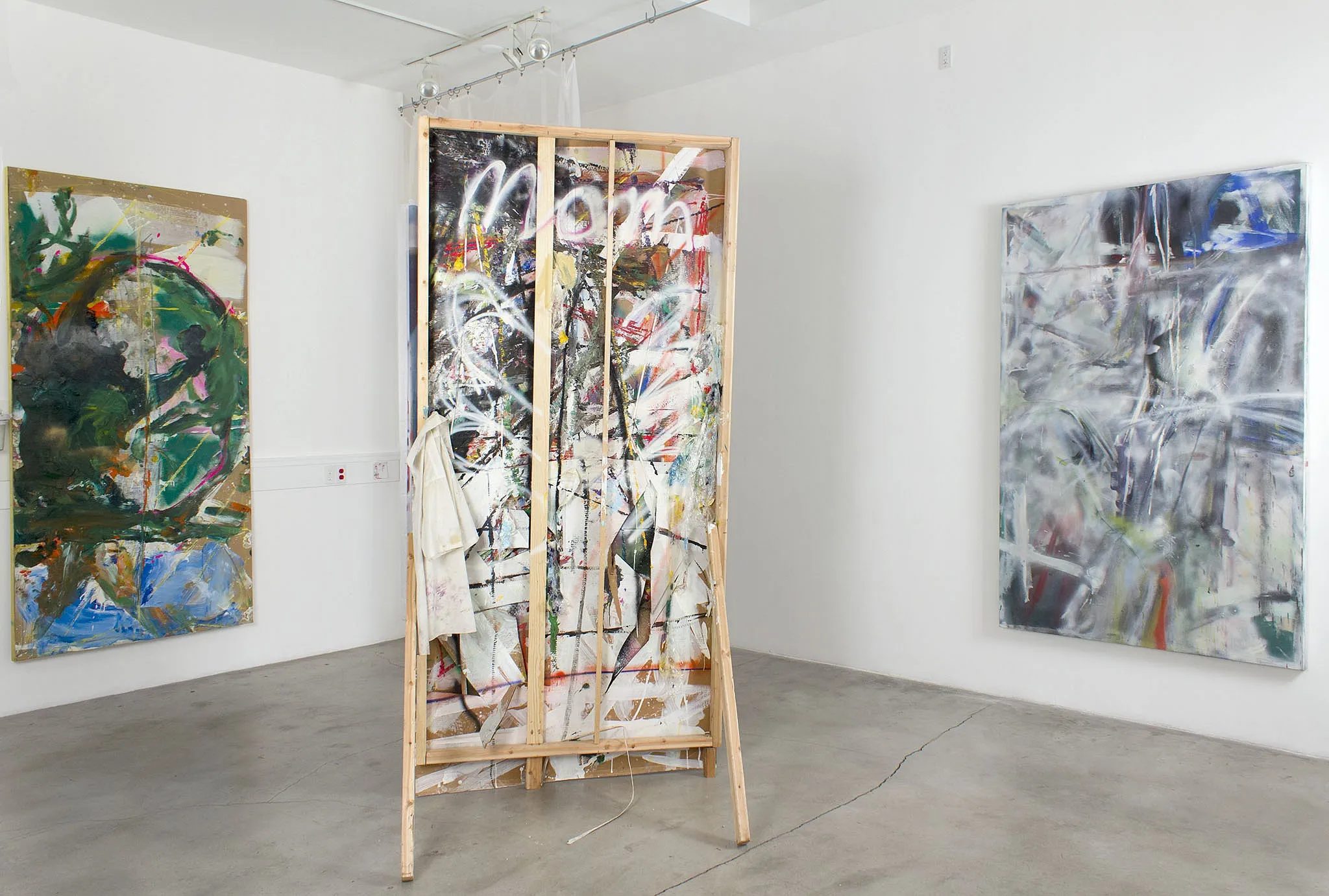 Installation view of Paint Object, 2014