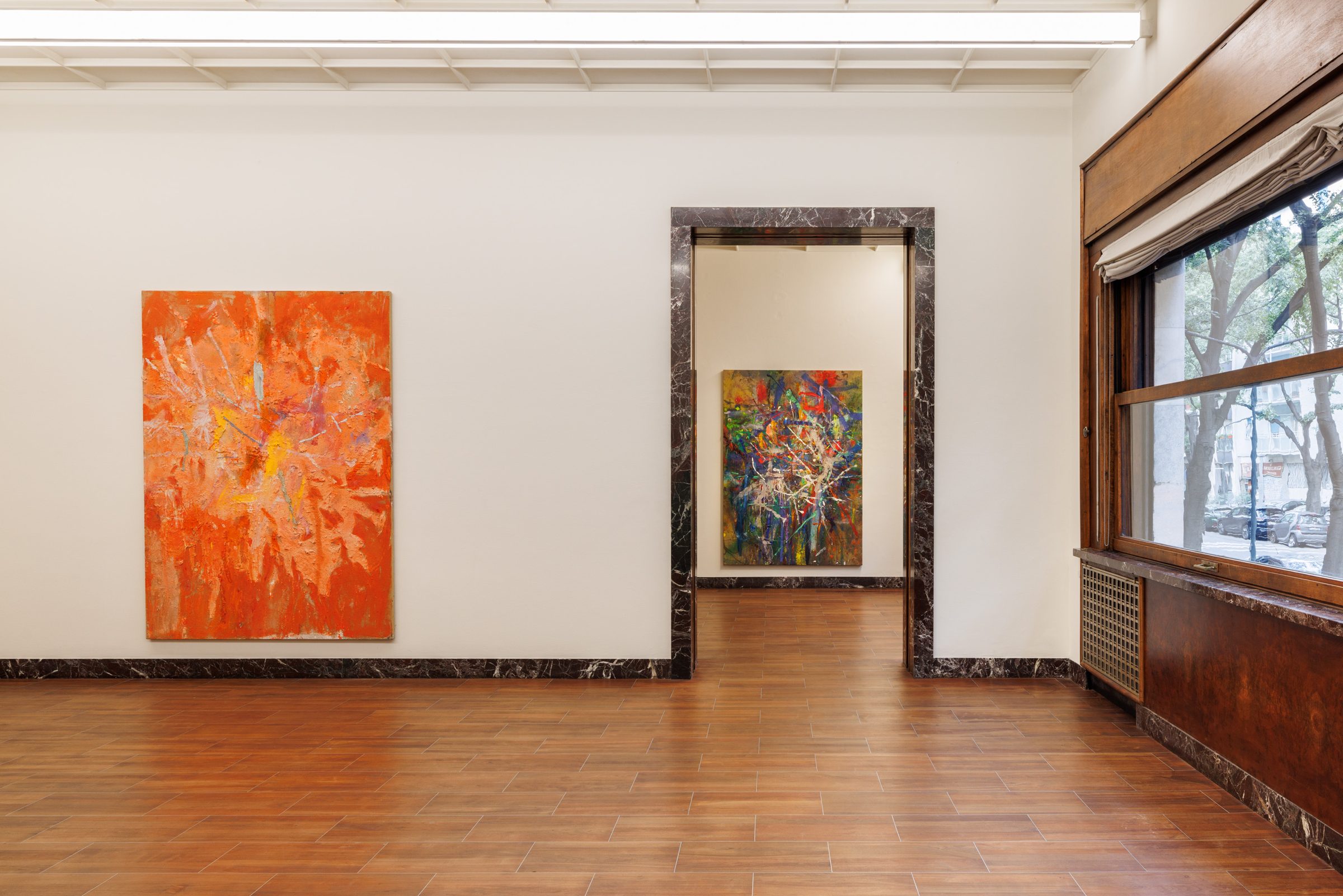 Installation view of Put a Mess, 2023