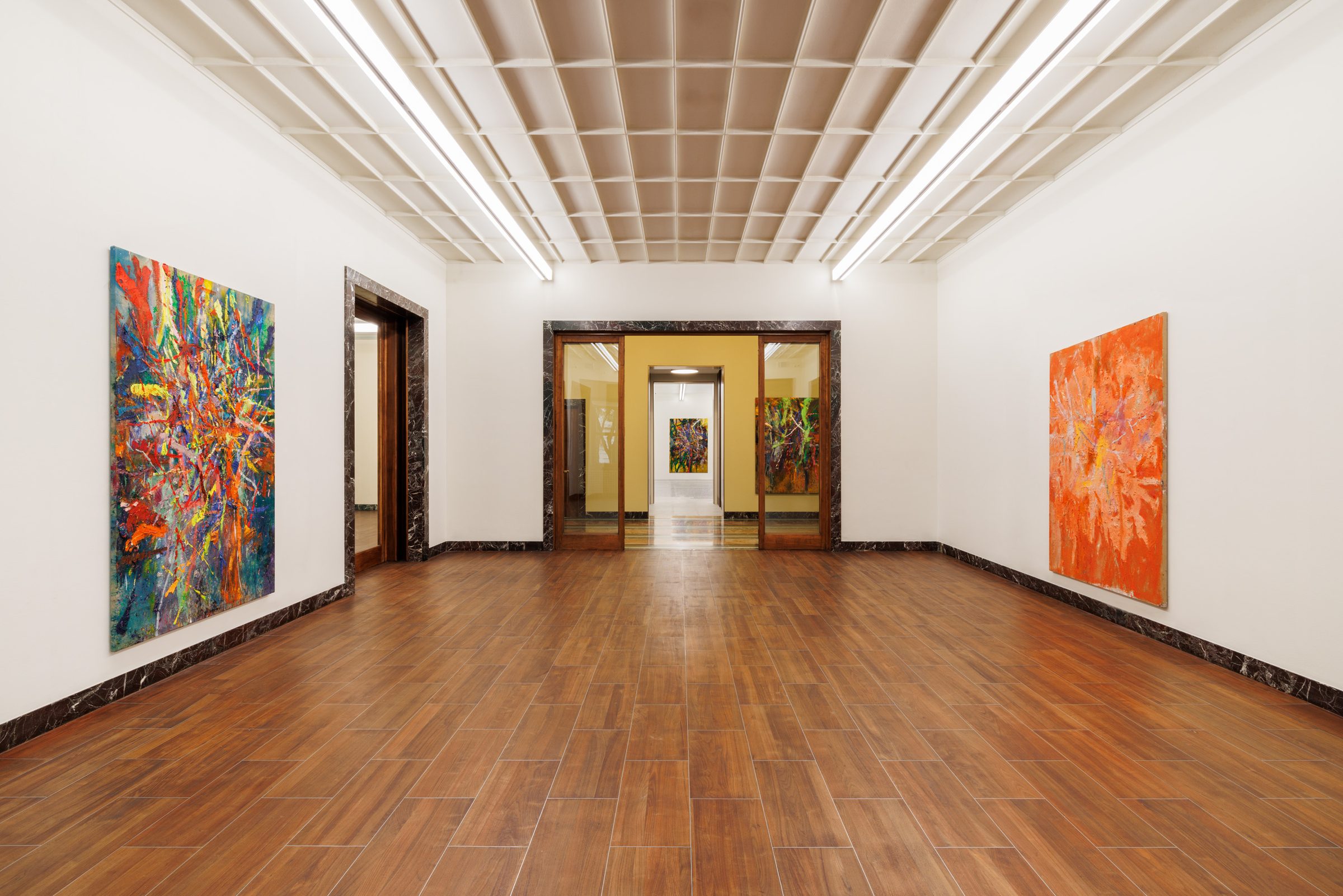 Installation view of Put a Mess, 2023