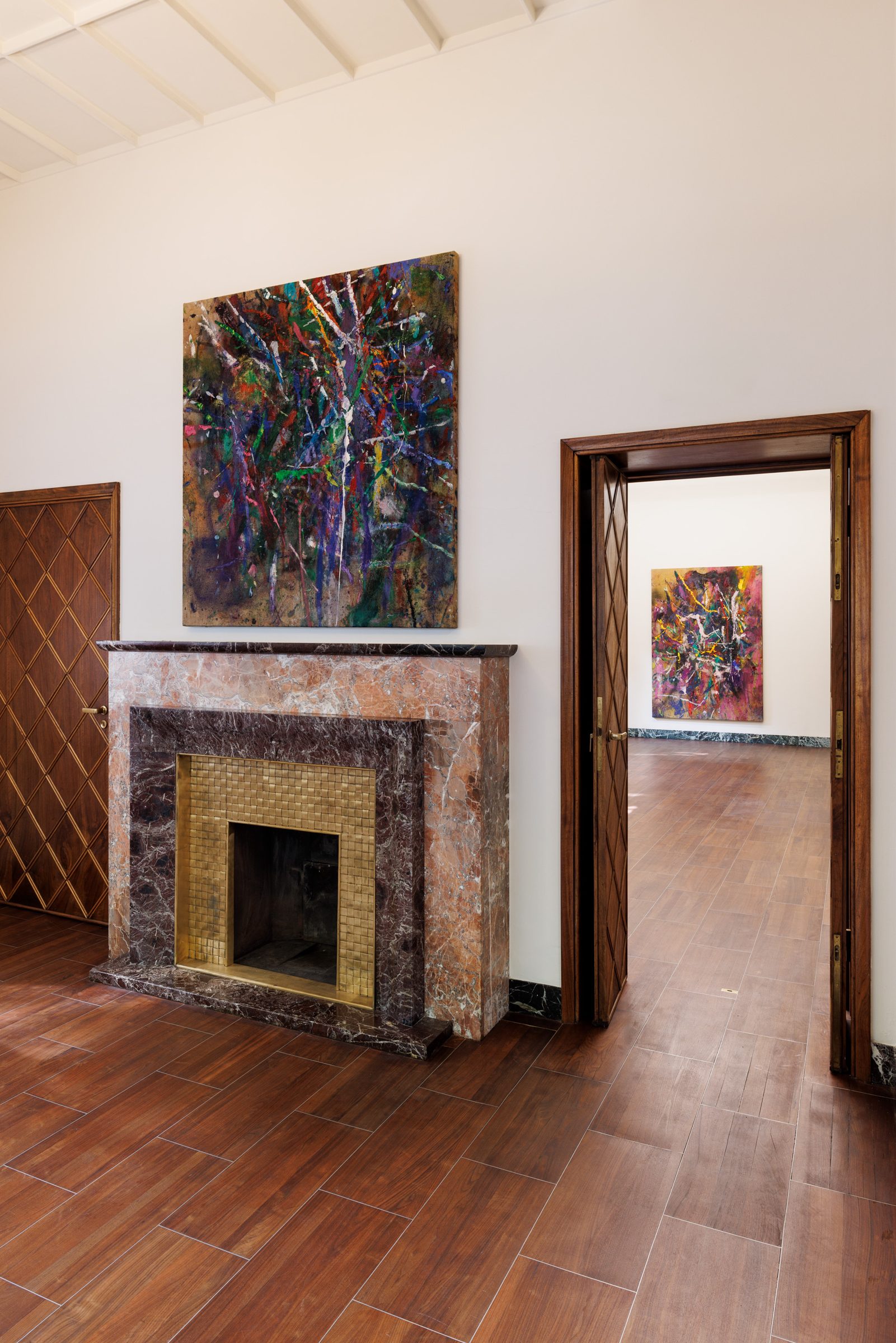 Installation view of Put a Mess, 2023