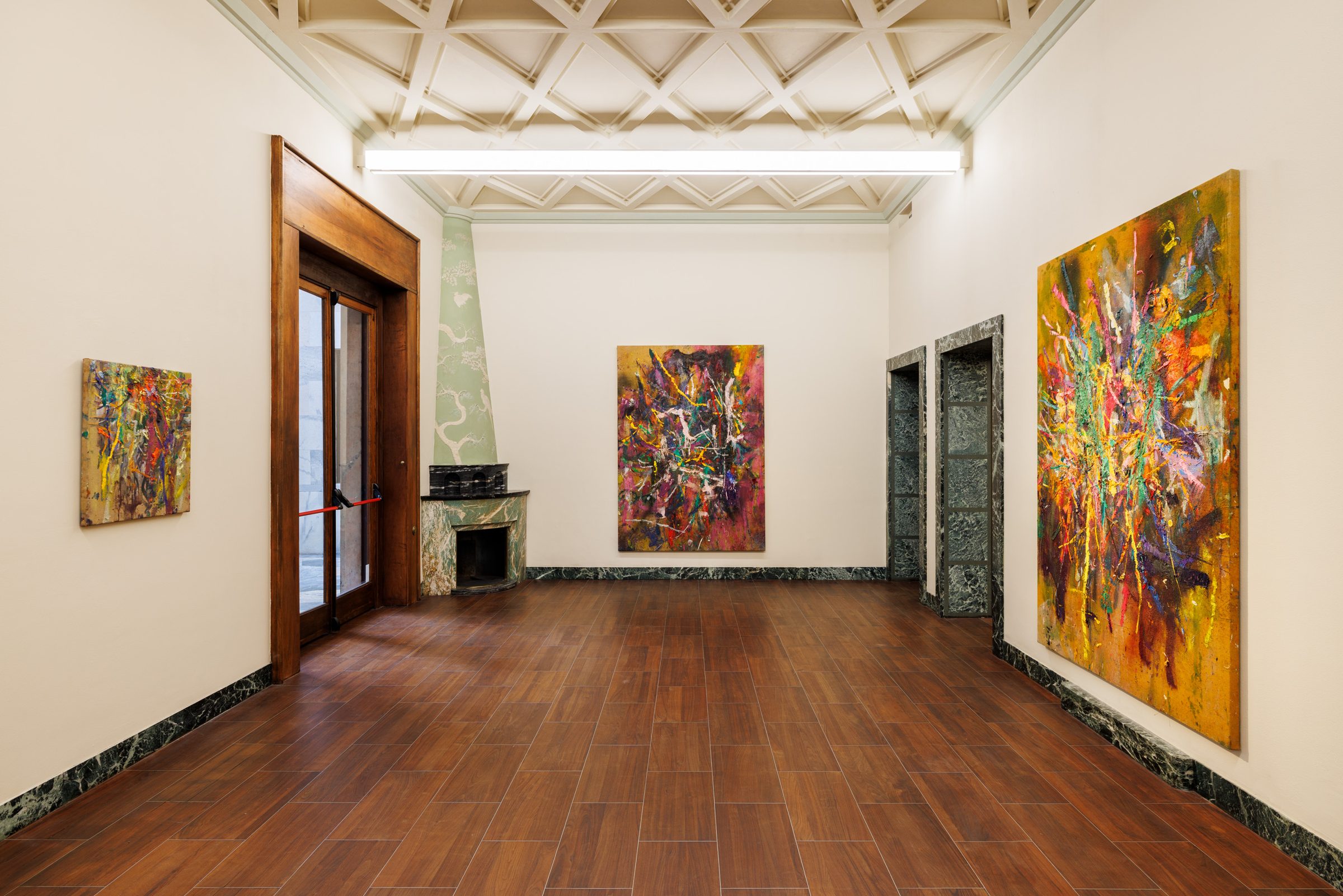 Installation view of Put a Mess, 2023