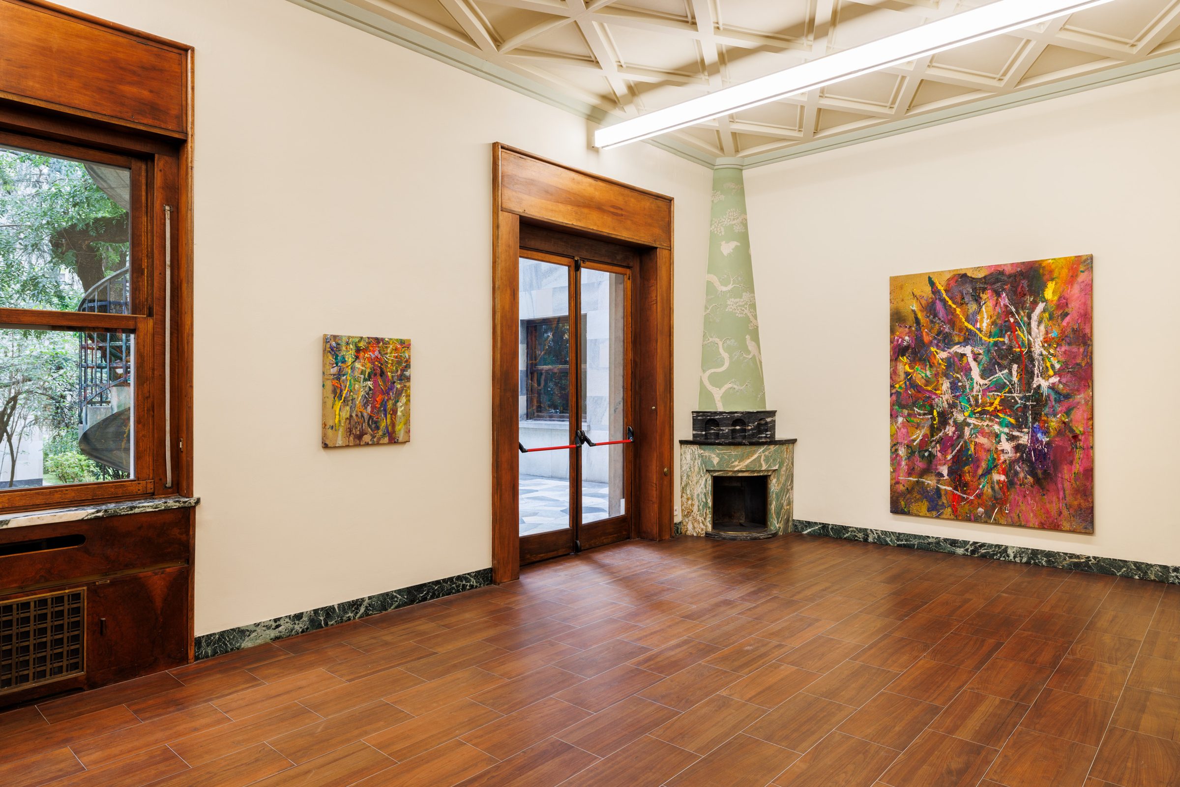 Installation view of Put a Mess, 2023