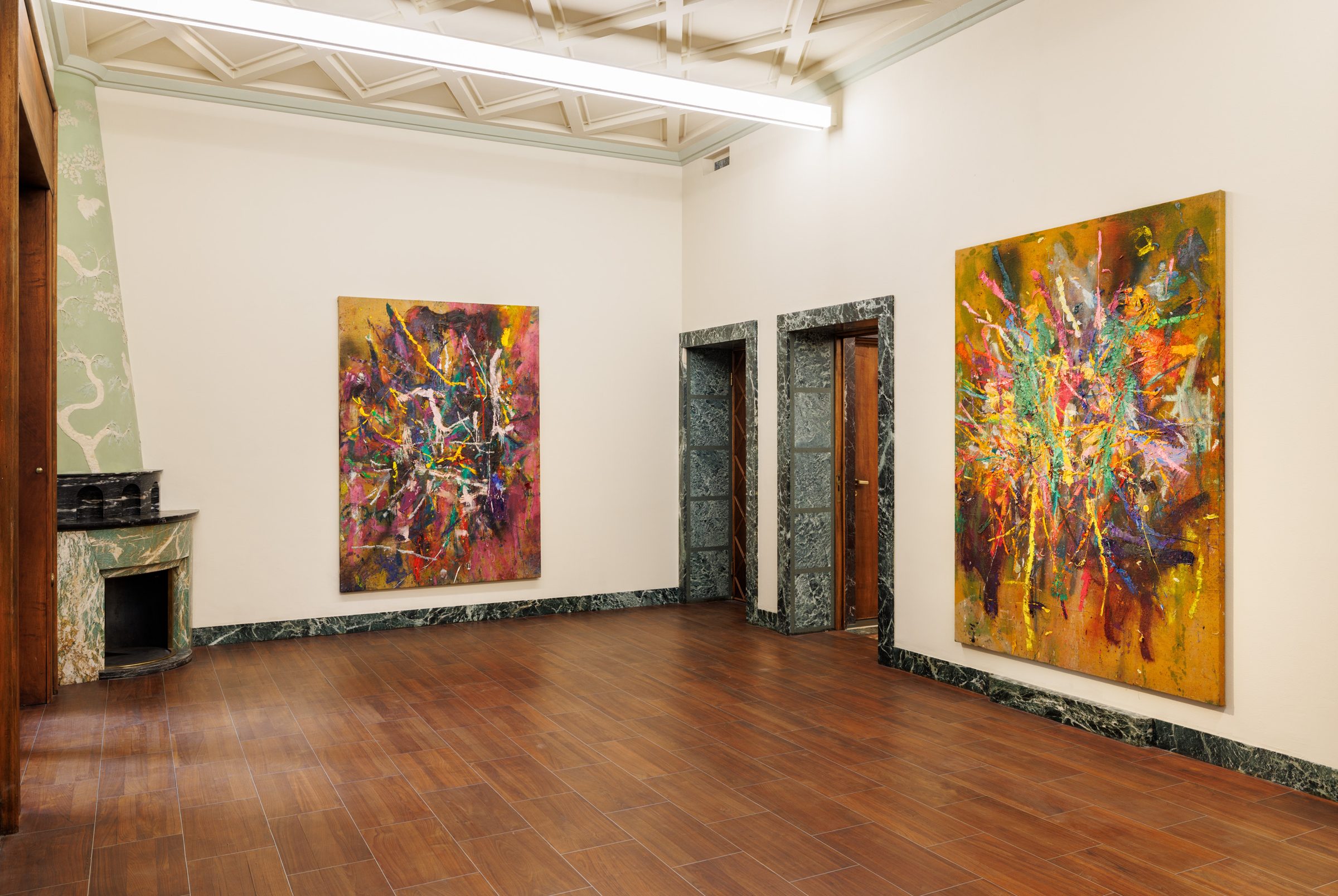 Installation view of Put a Mess, 2023