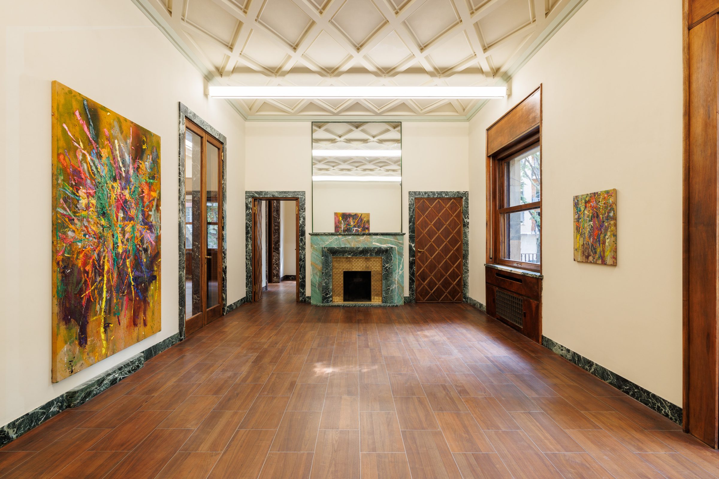 Installation view of Put a Mess, 2023