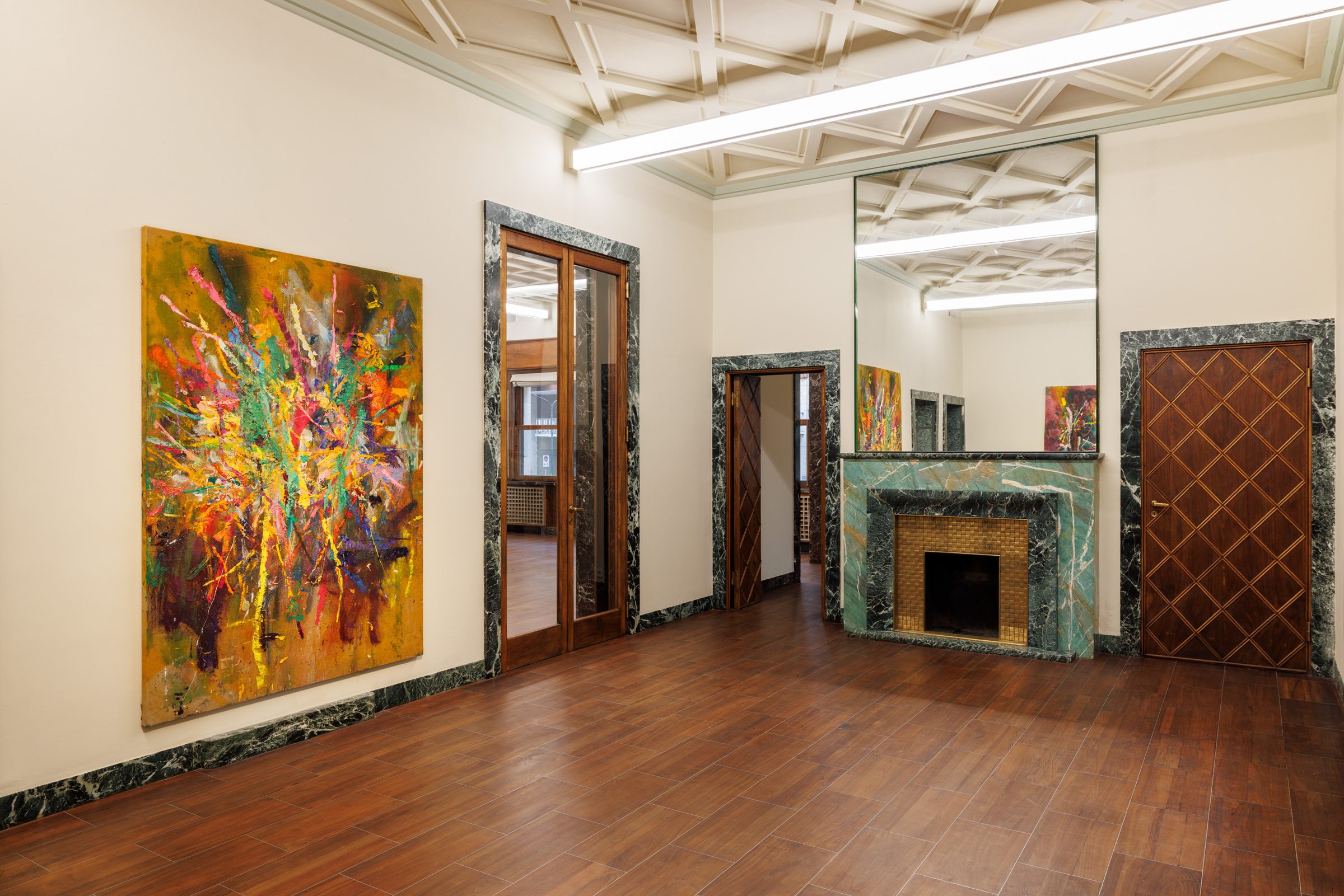 Installation view of Put a Mess, 2023