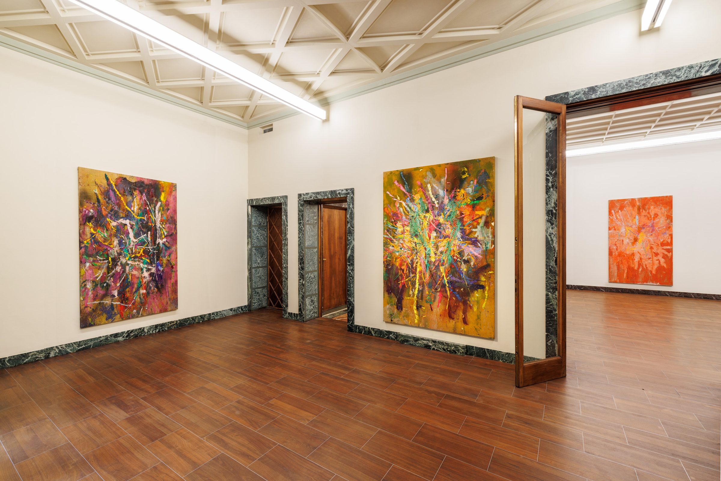 Installation view of Put a Mess, 2023