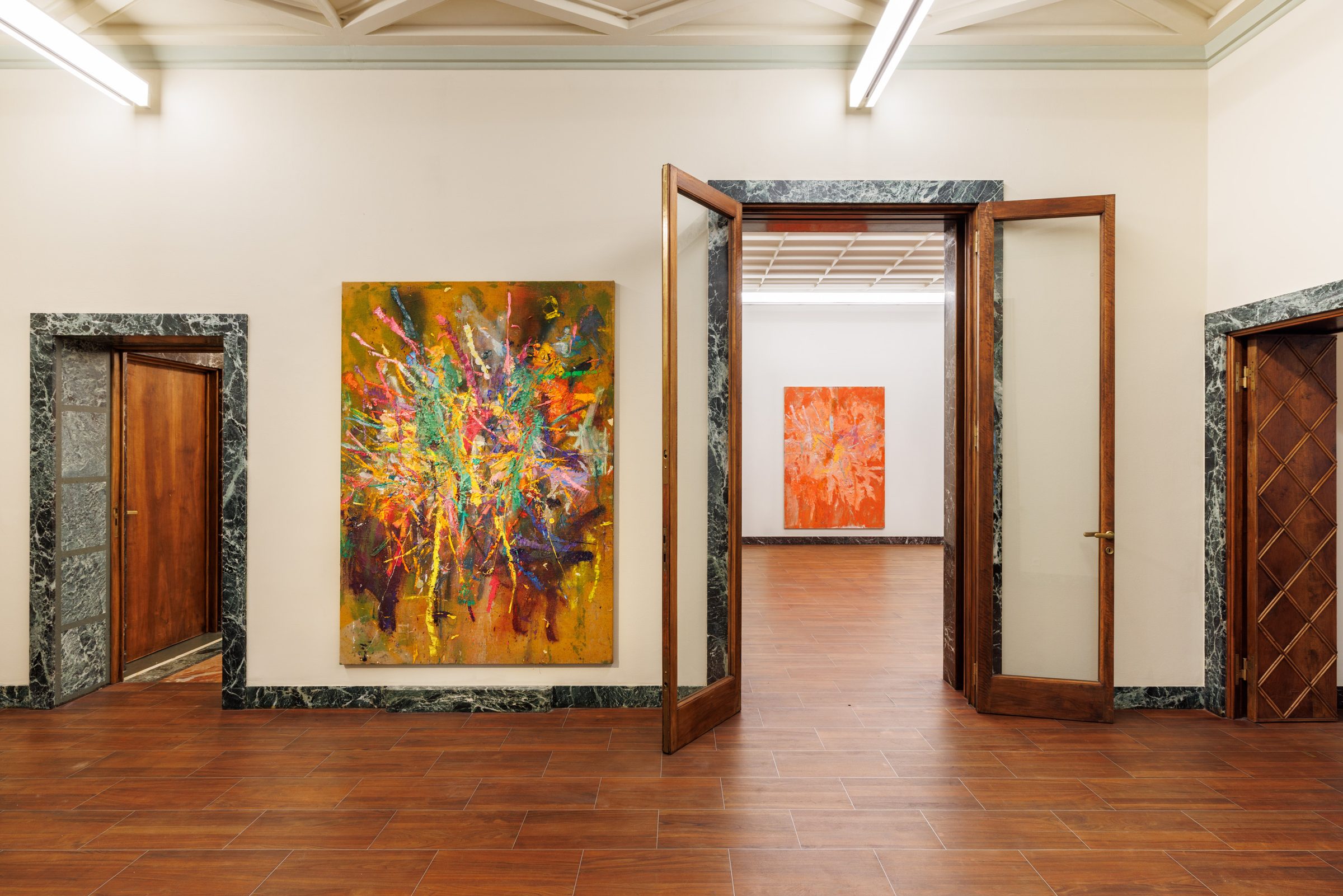 Installation view of Put a Mess, 2023