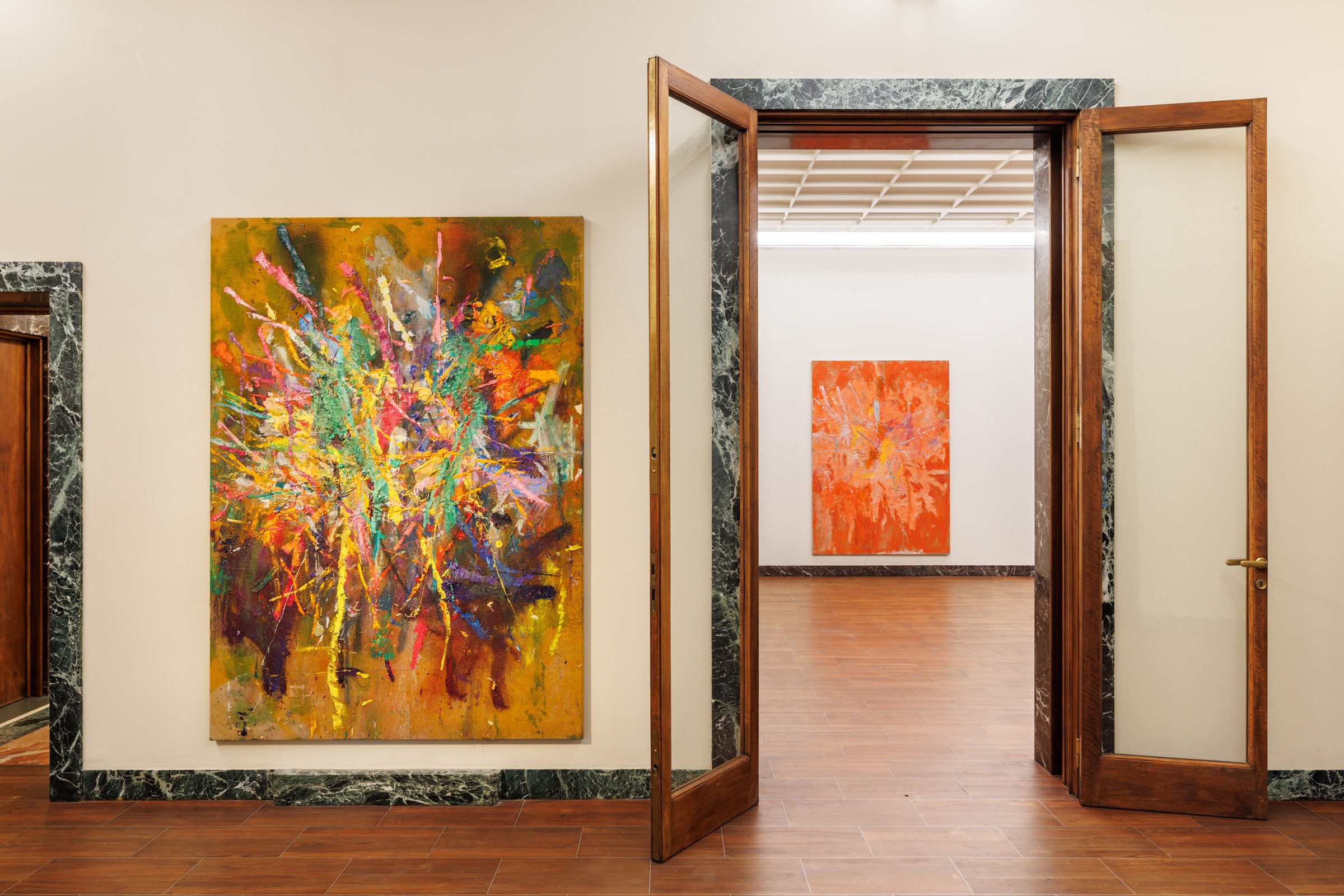 Installation view of Put a Mess, 2023