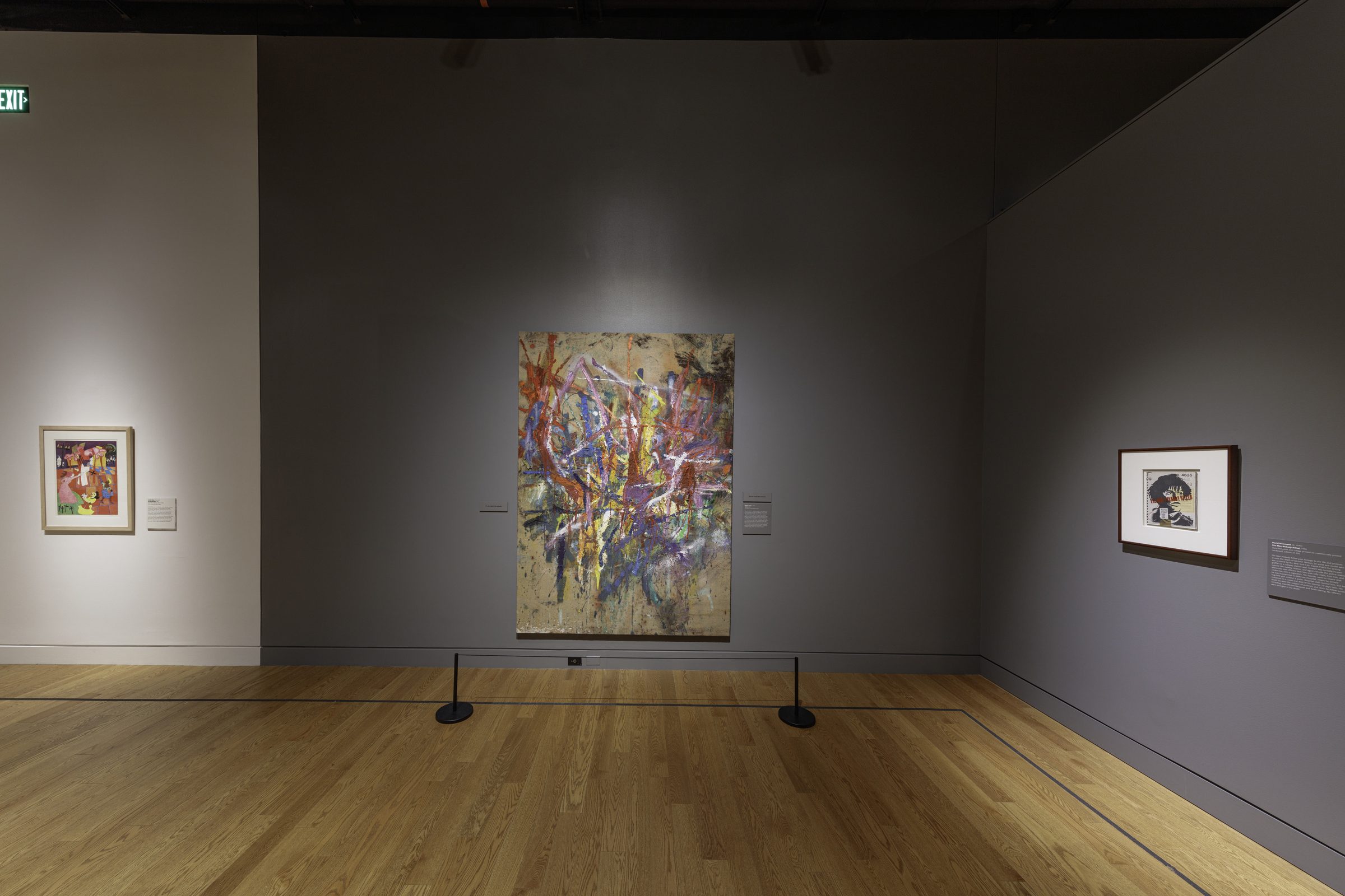 Installation view of Reckoning: Protest. Defiance. Resilience., 2024