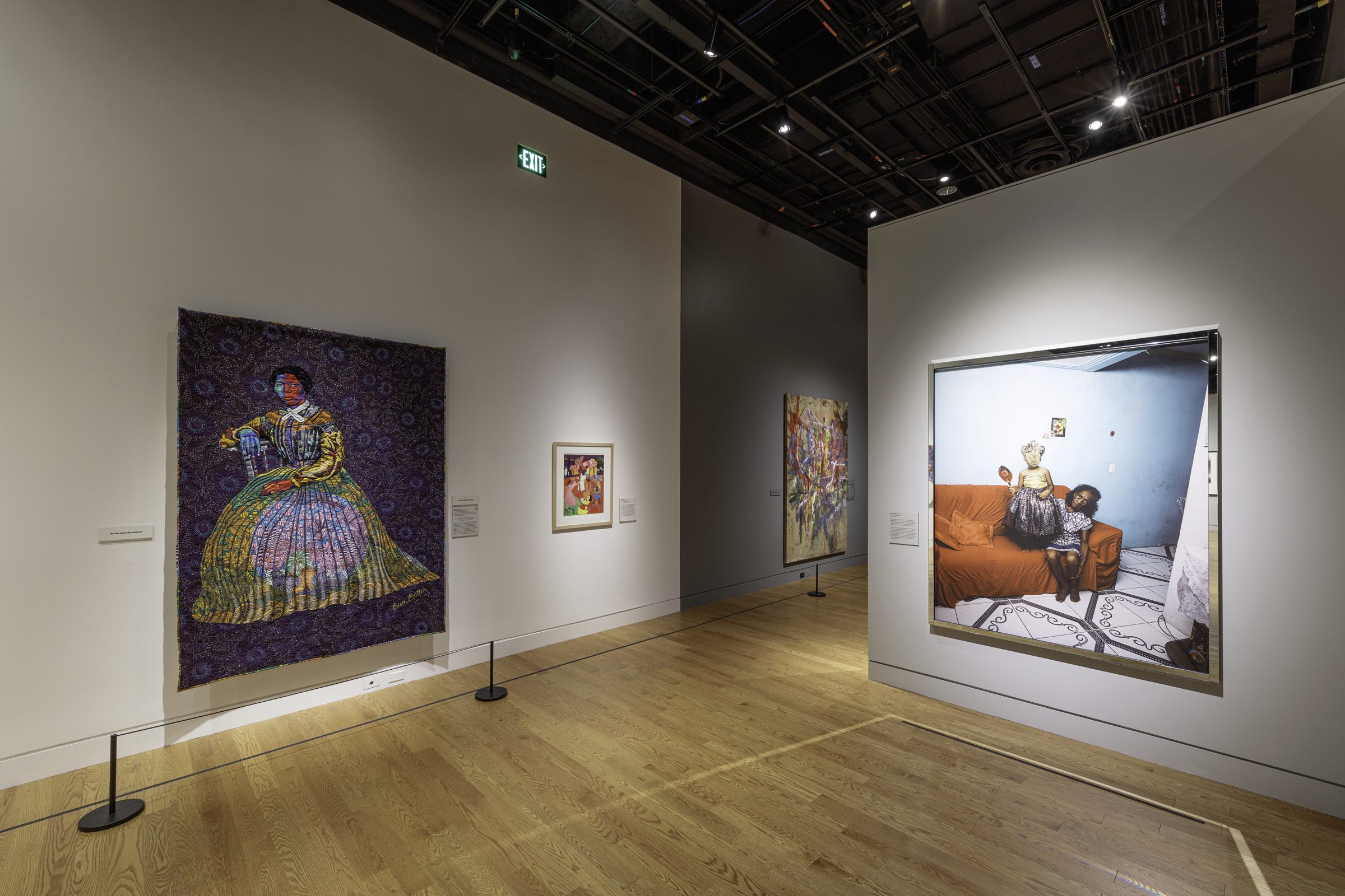 Installation view of Reckoning: Protest. Defiance. Resilience., 2024