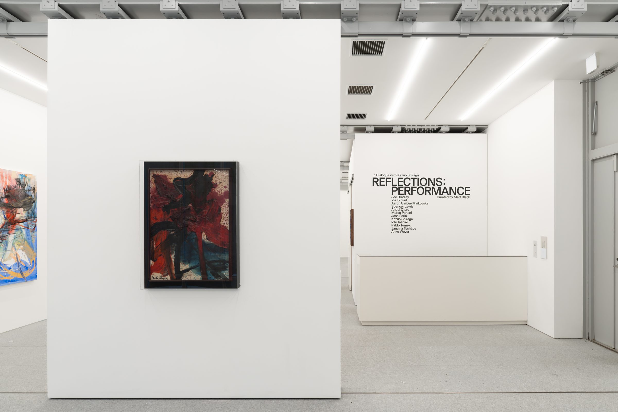 Installation view of Reflections: Performance, Gallery Common, Tokyo, 2026