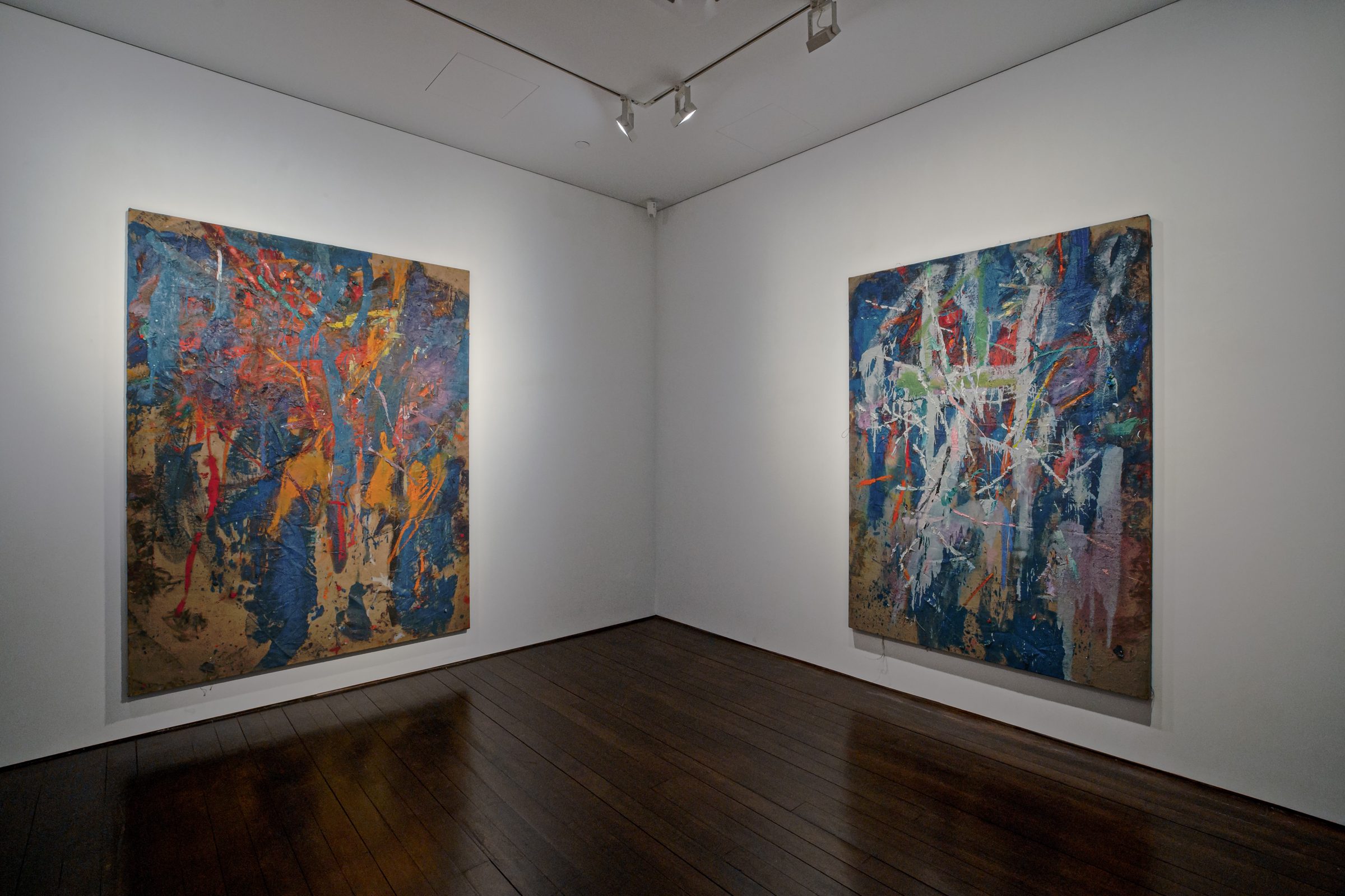 Installation view of Sending, 2022