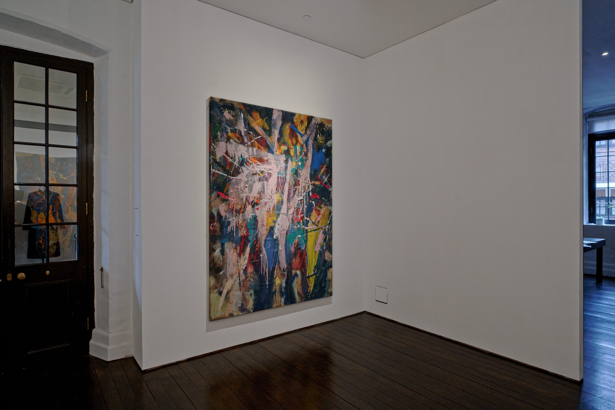 Installation view of Sending, 2022