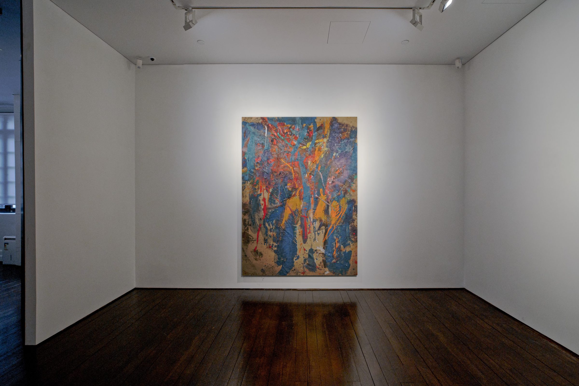 Installation view of Sending, 2022