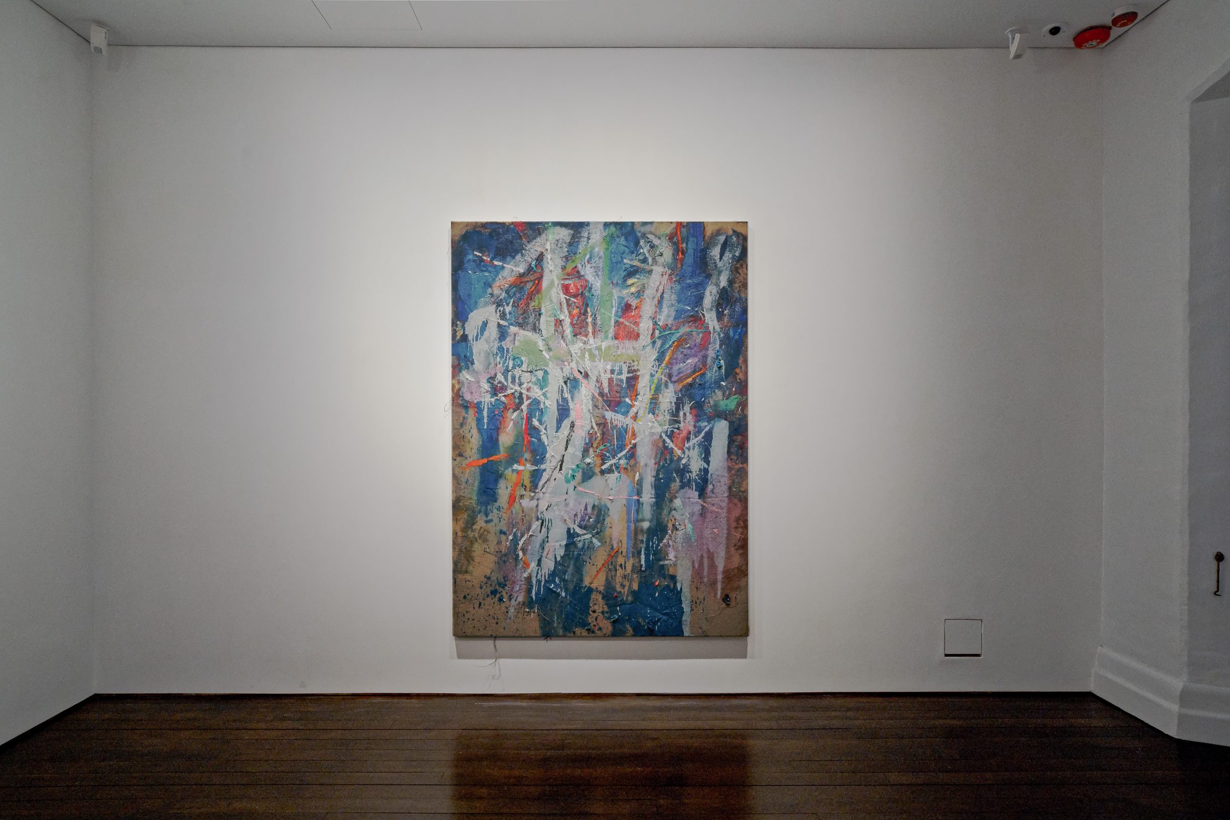 Installation view of Sending, 2022