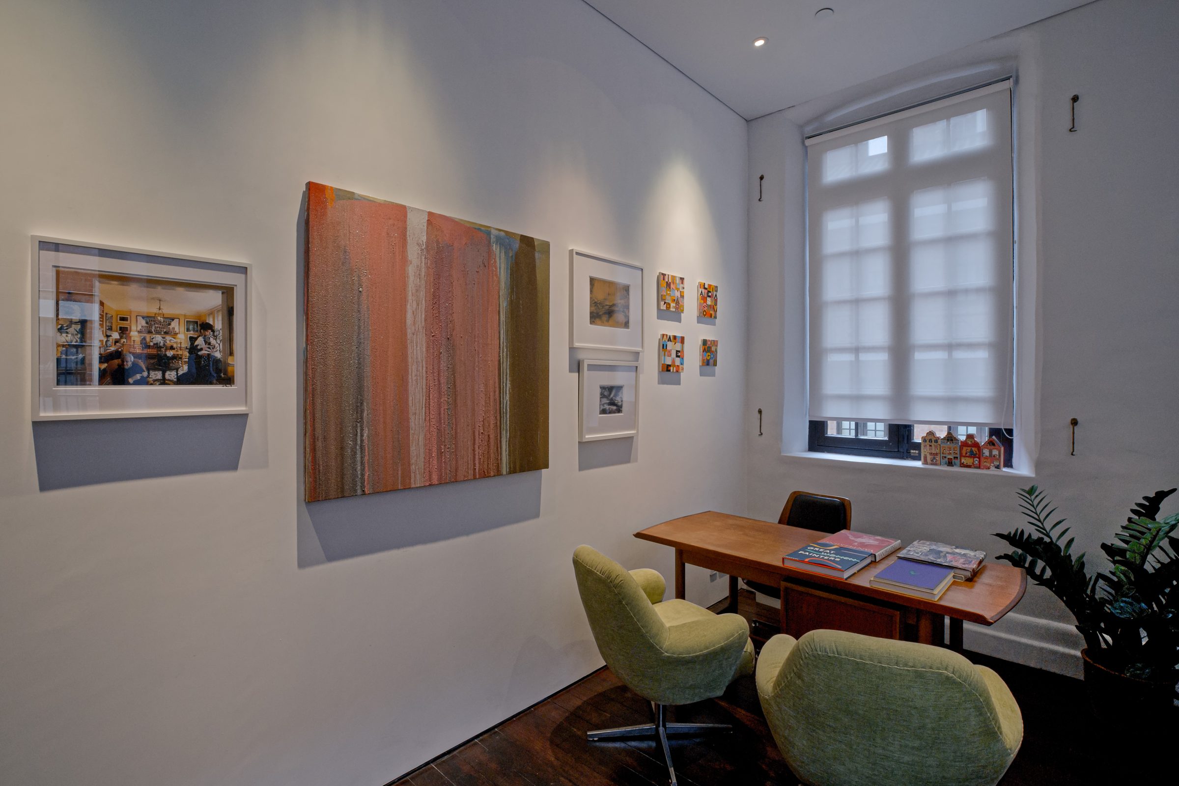 Installation view of Sending, 2022