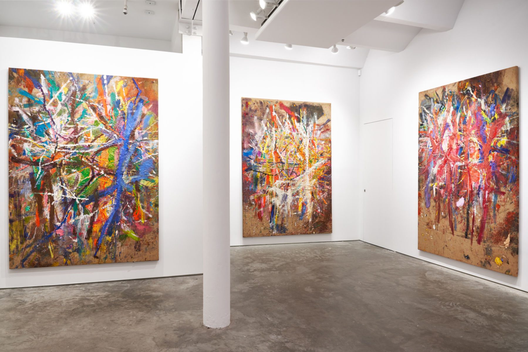 Installation view of Six Jutes (1), 2020
