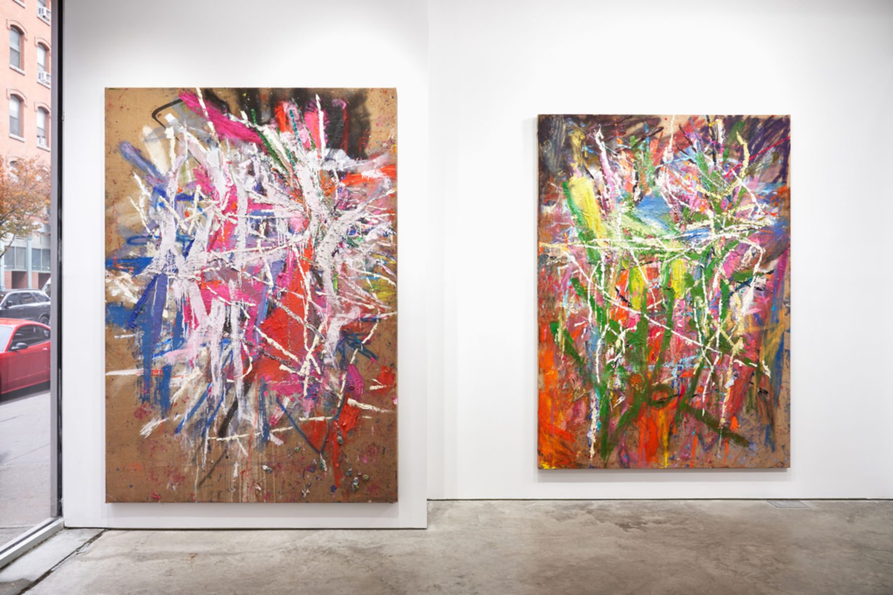 Installation view of Six Jutes (1), 2020