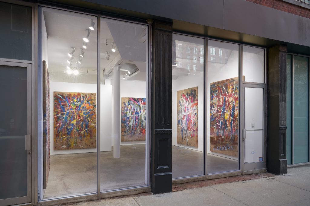 Installation view of Six Jutes (2), 2021