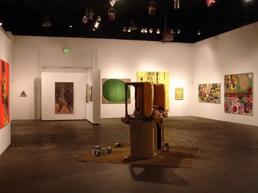Installation view of Some Paintings: The Third LA Weekly Annual Biennial, 2008