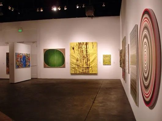 Installation view of Some Paintings: The Third LA Weekly Annual Biennial, 2008